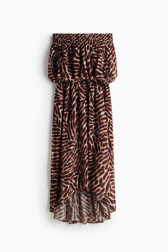 Женские платья H&M Off-the-Shoulder Chiffon Dress