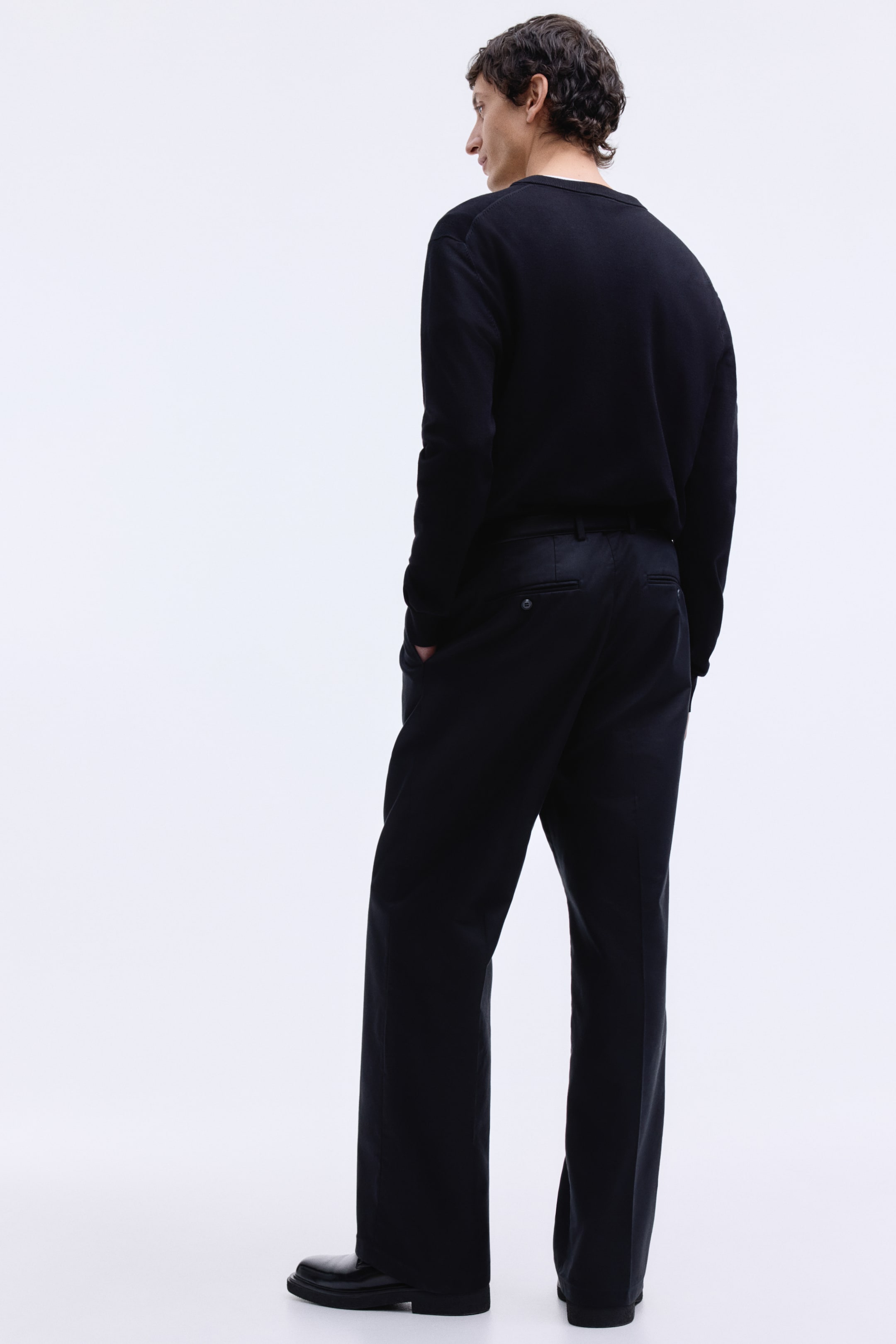 Мужские брюки H&M Loose-Fit Tailored Pants — фото 3