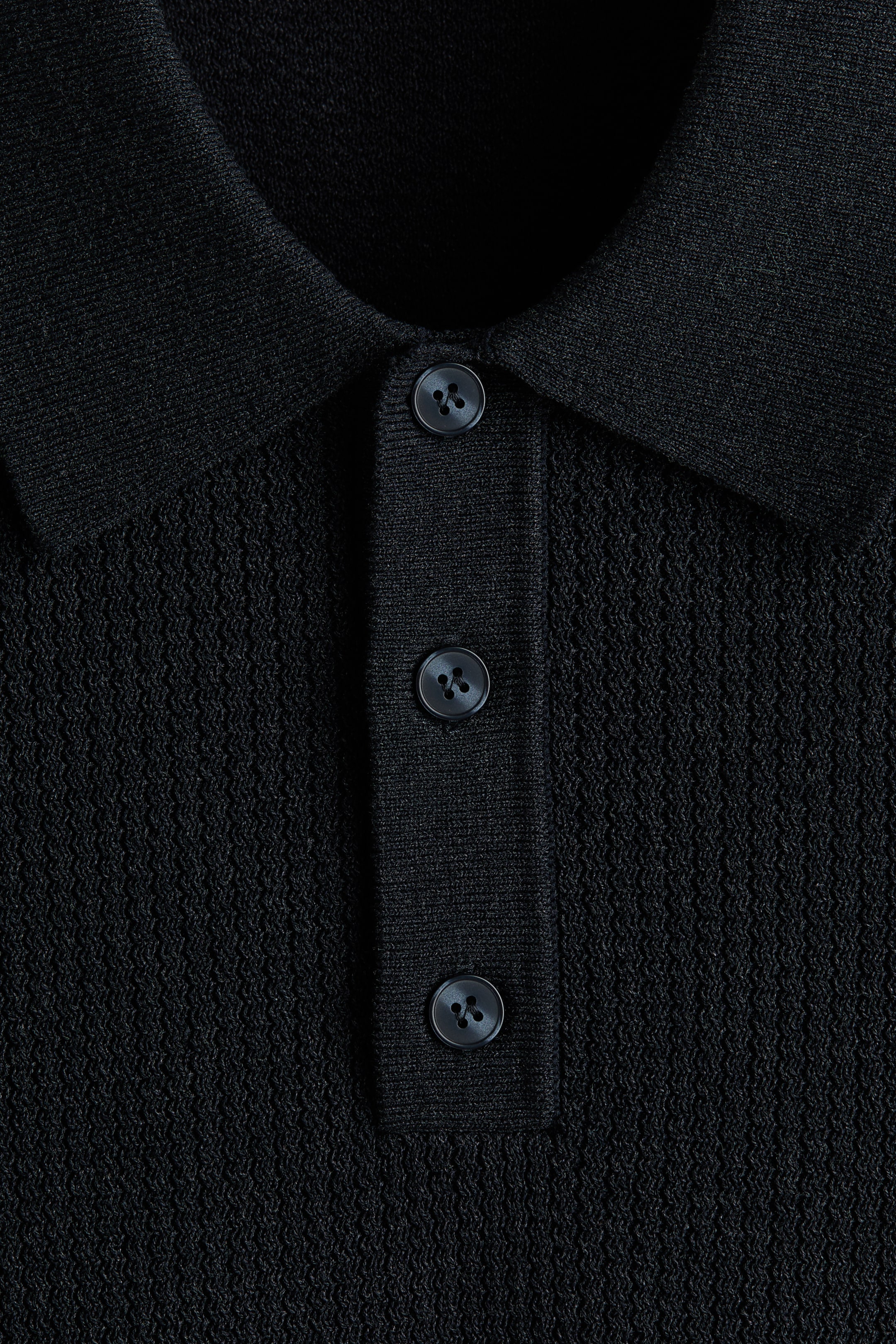 Regular-Fit Knit Polo Shirt