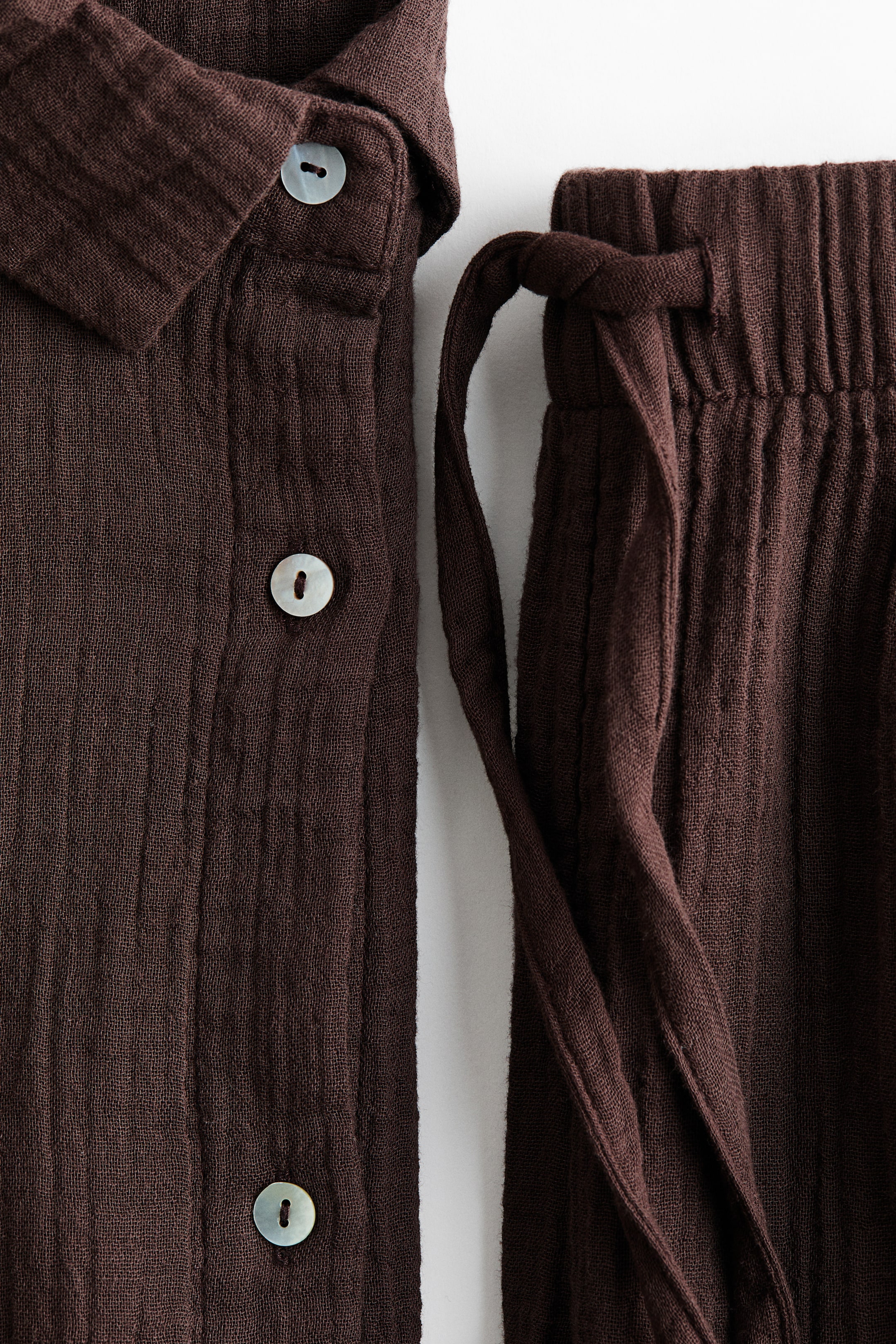Pyjama en mousseline de coton