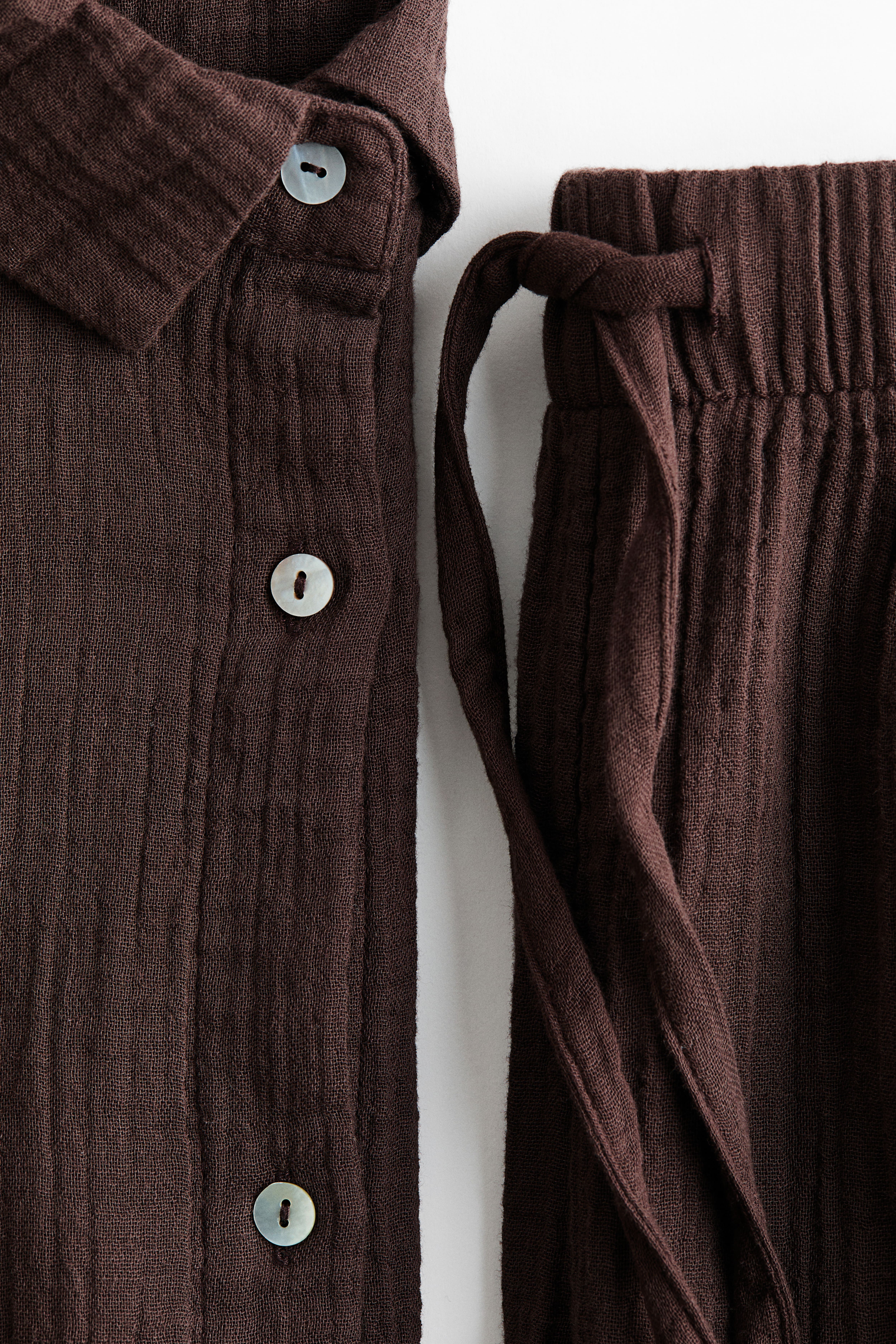 Pyjama en mousseline de coton