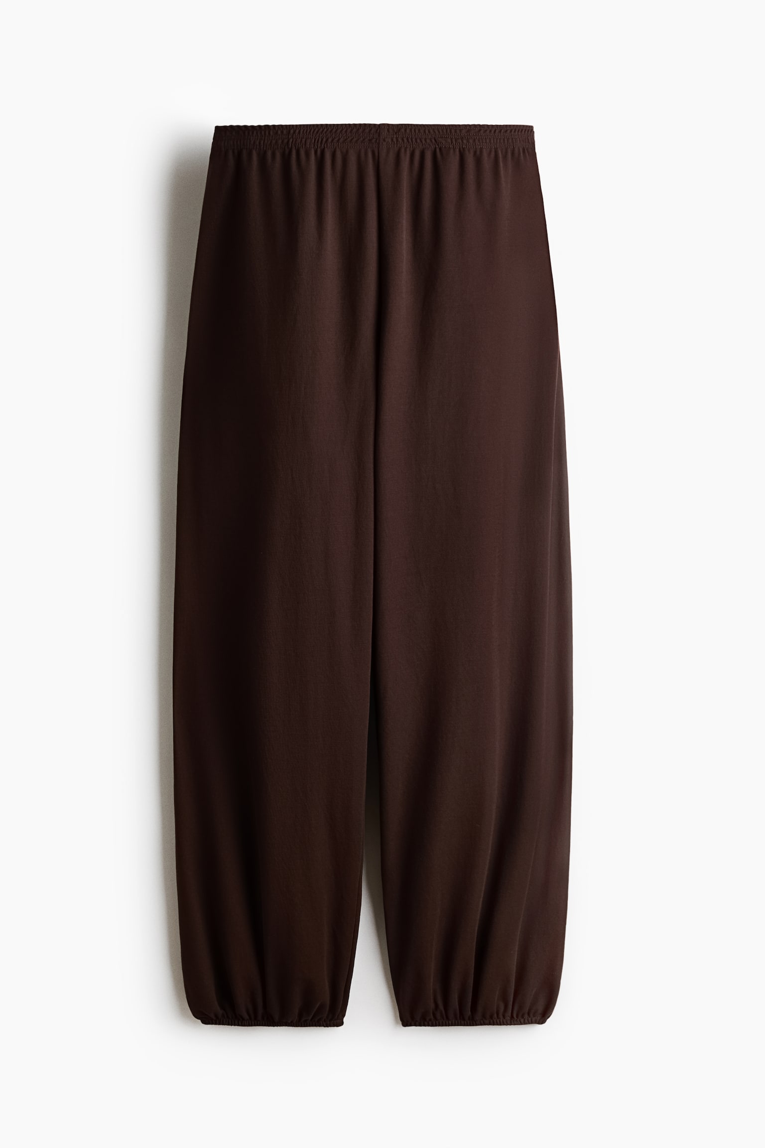 Balloon-leg joggers-Dark brown - 2