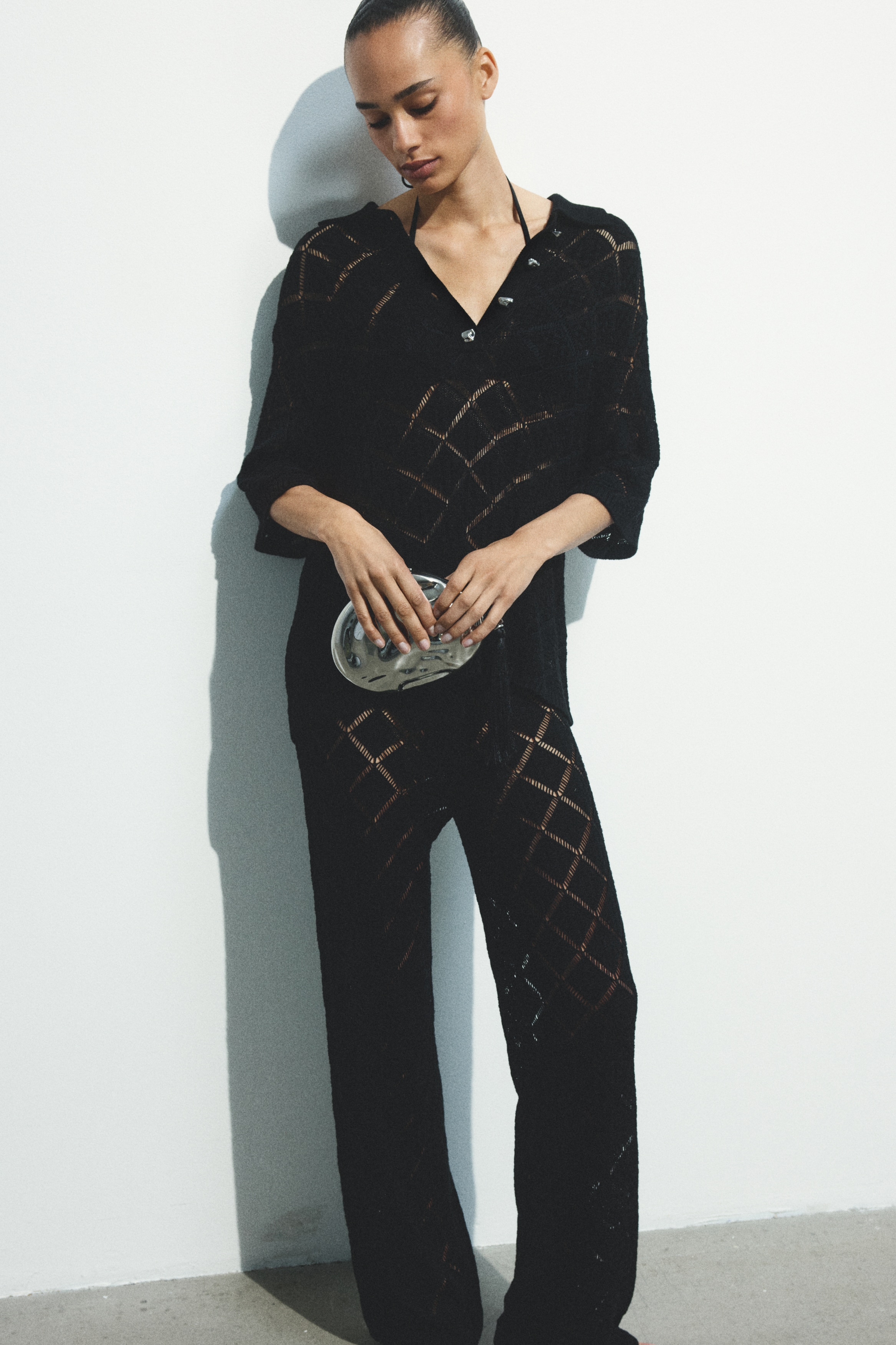 Crochet-Look Pants from H&M - $27.99