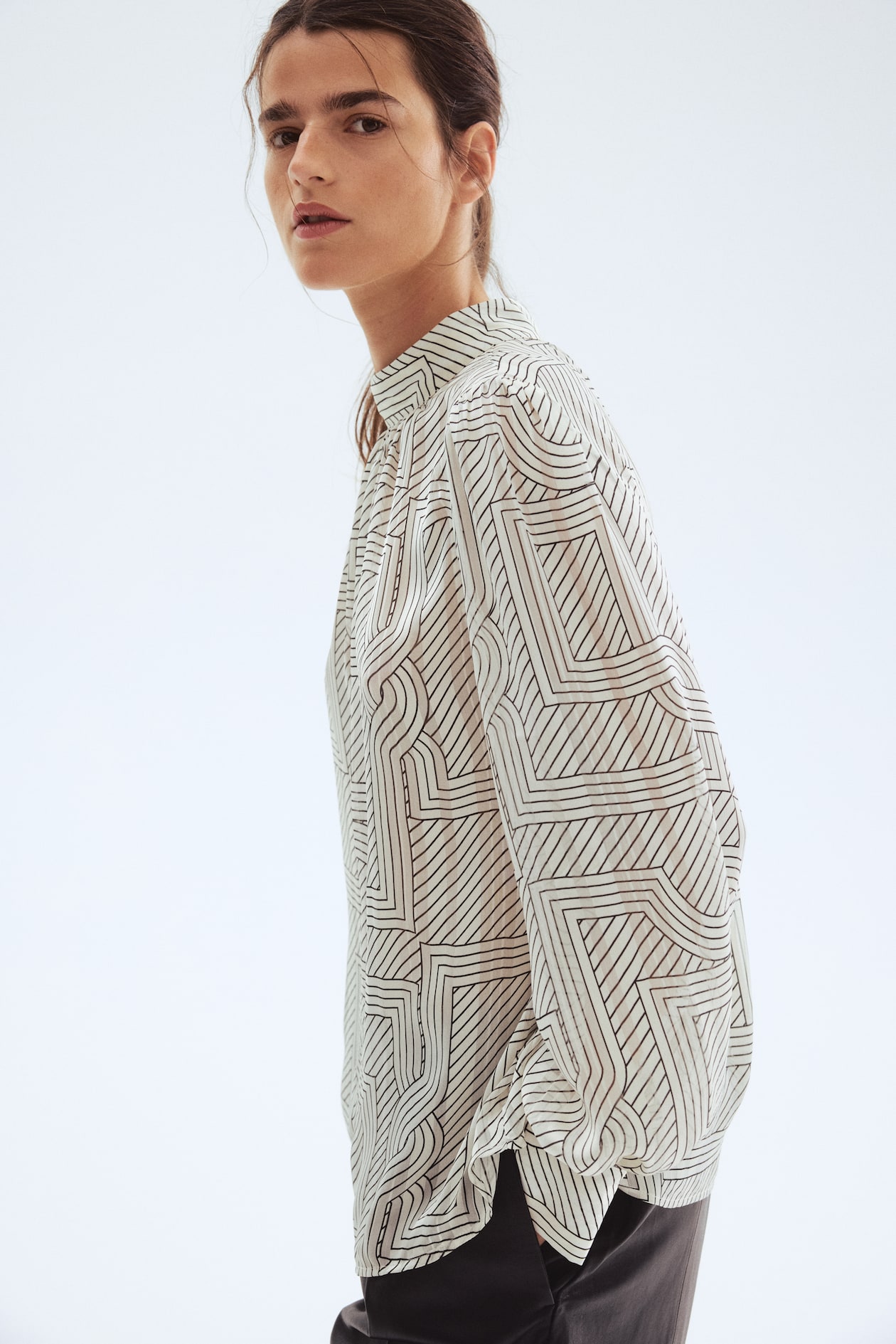 Stand-Up Collar Blouse - image 2