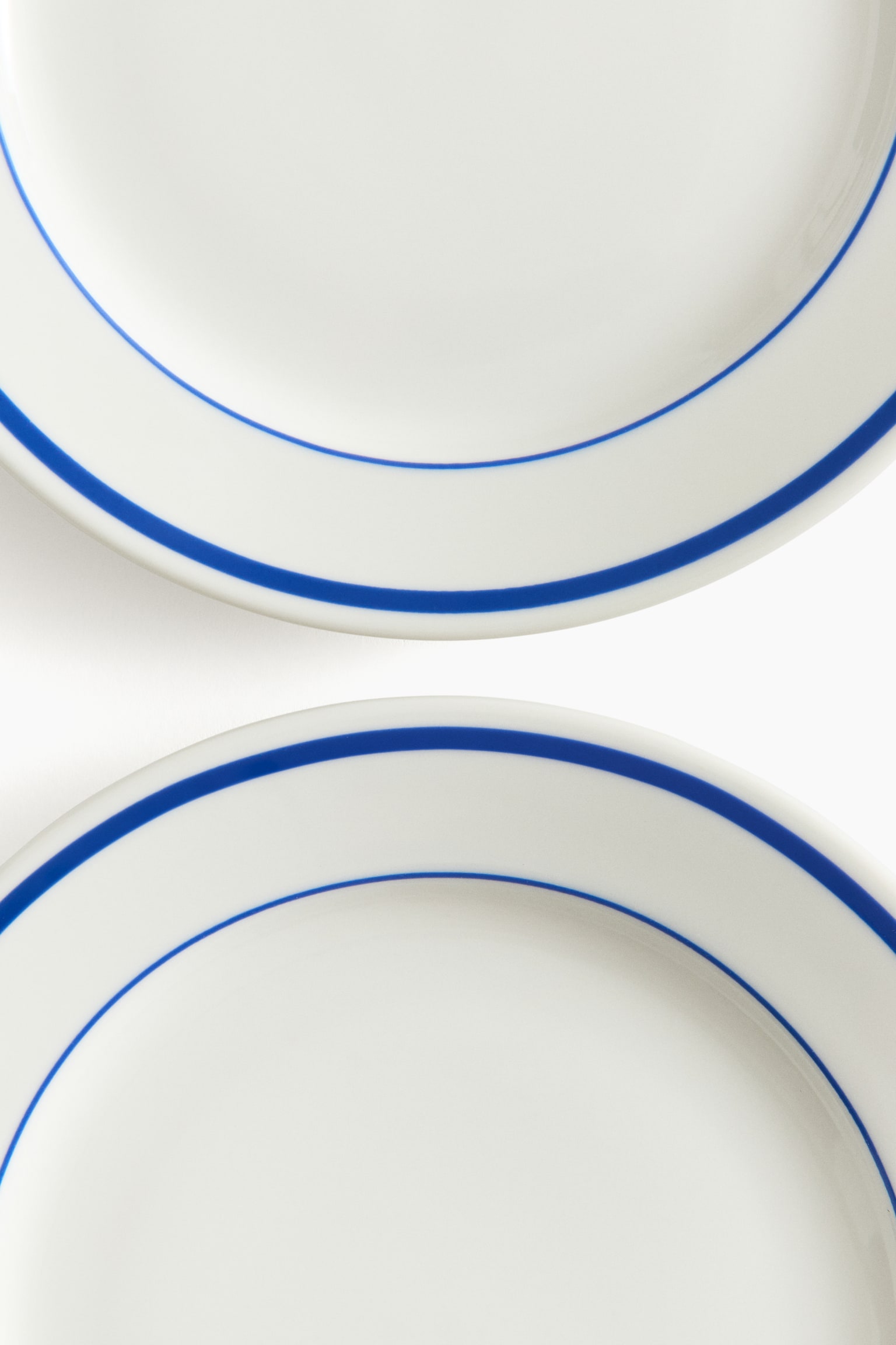 2-pack porcelain mid plates - 4
