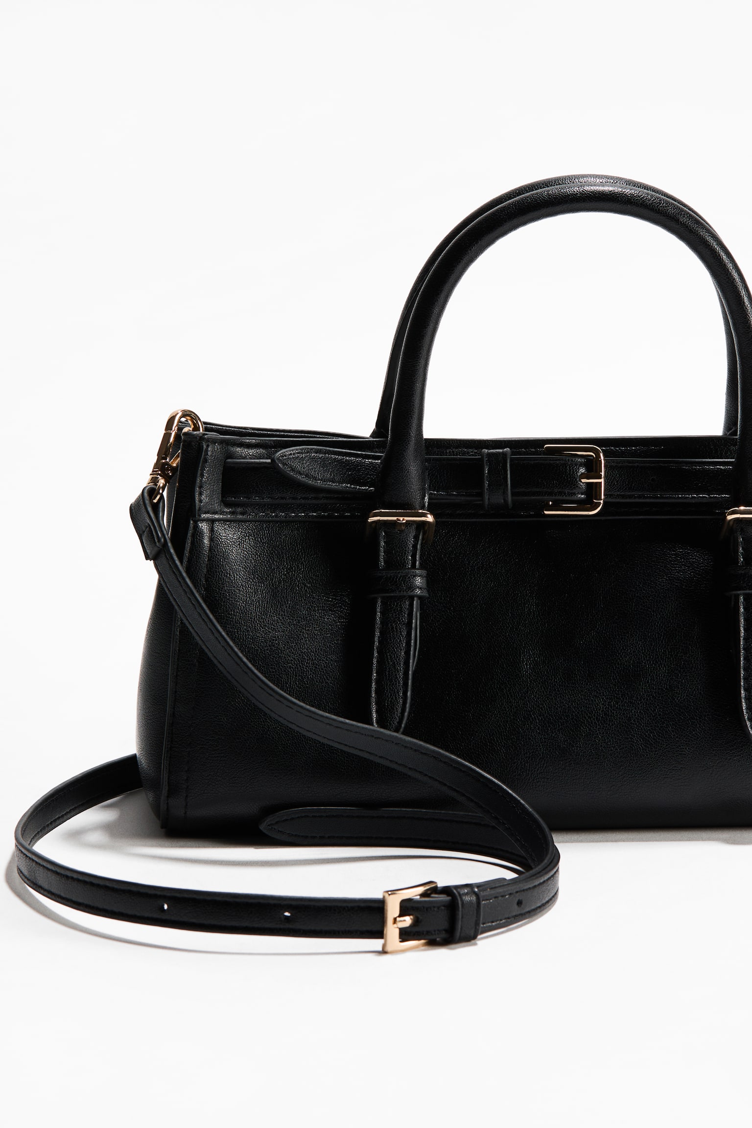 Shoulder bag - Black/Dark brown - 4
