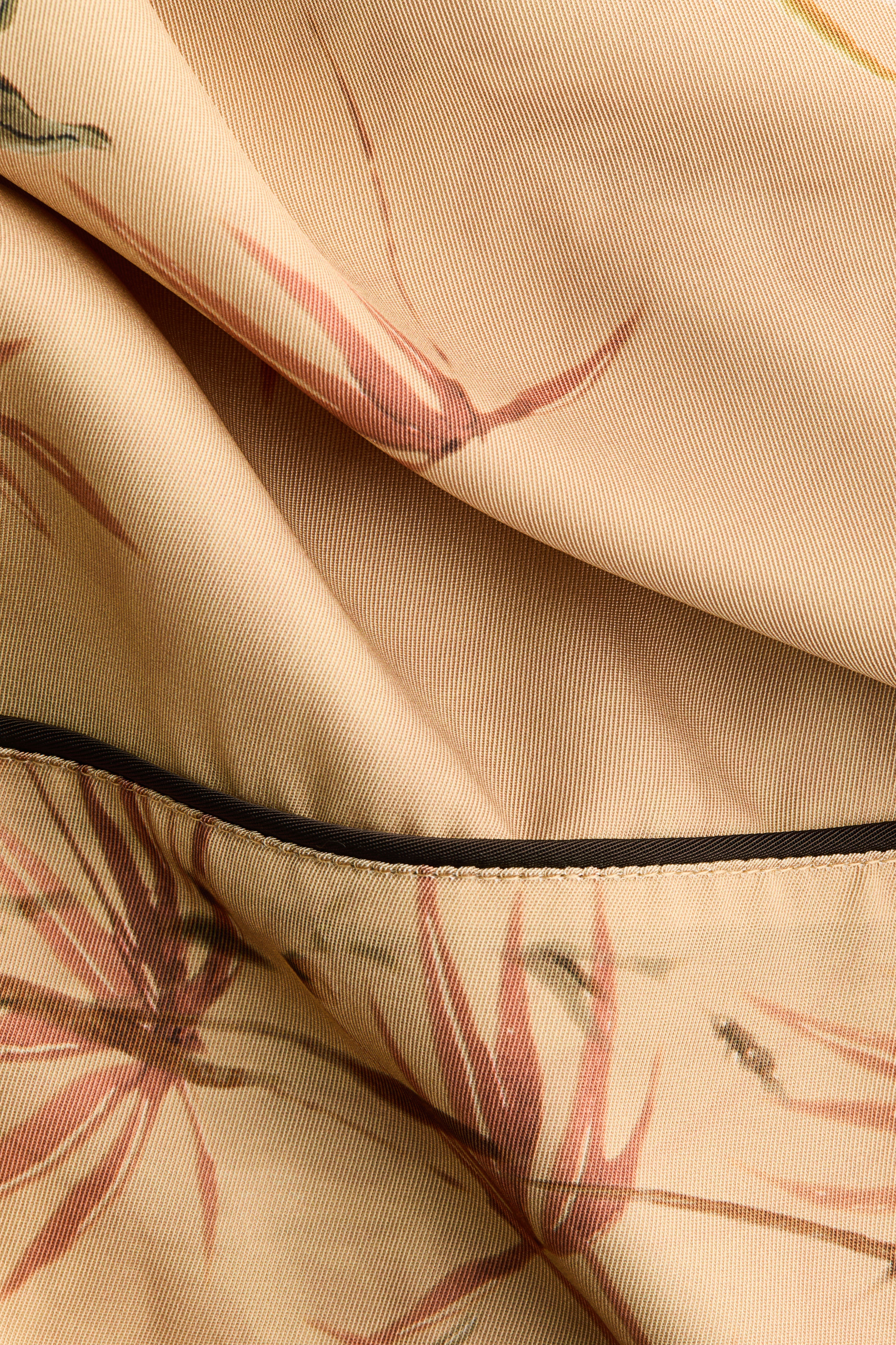 Patterned Drawstring Pants