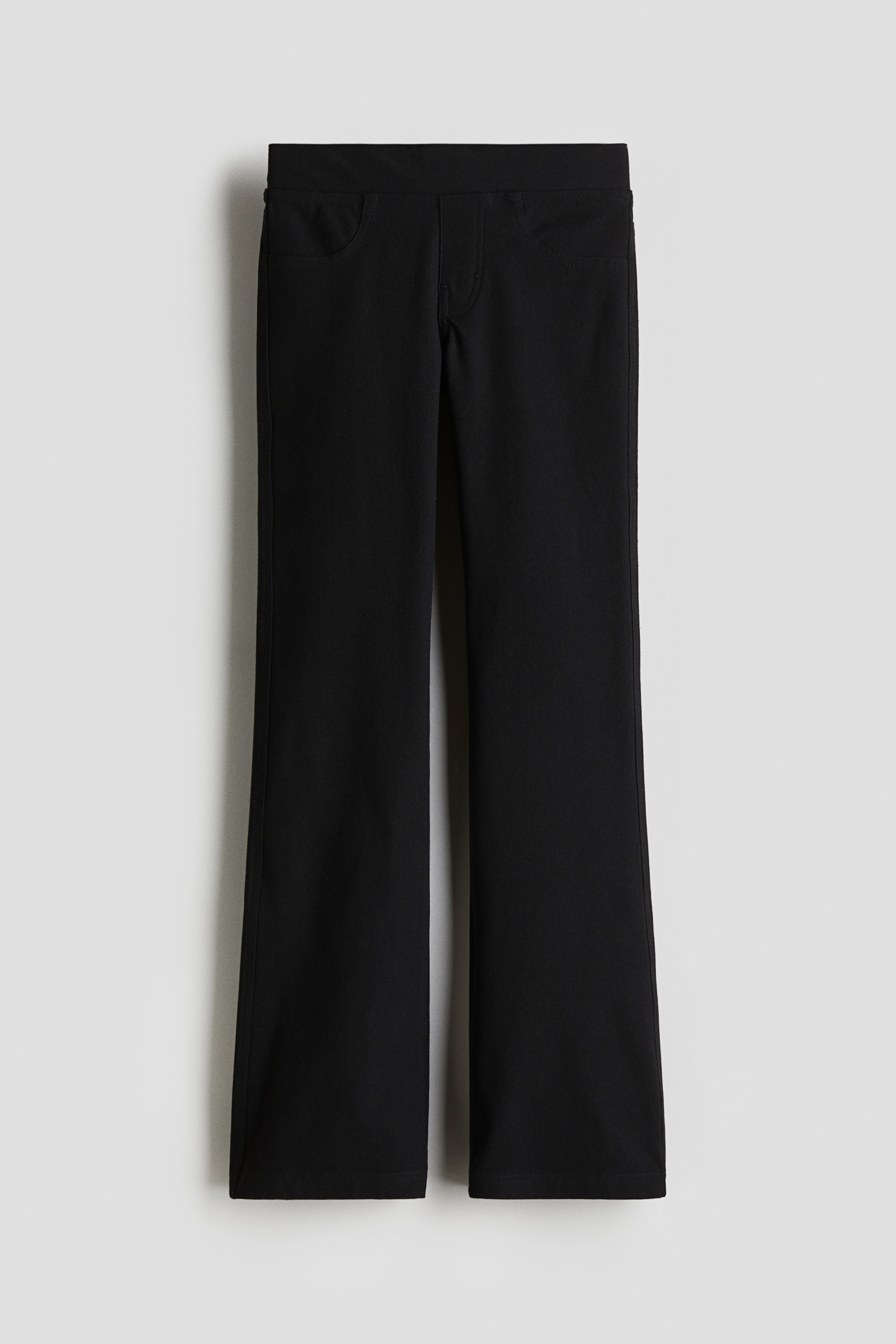 Denim-Look Flared Jeggings
