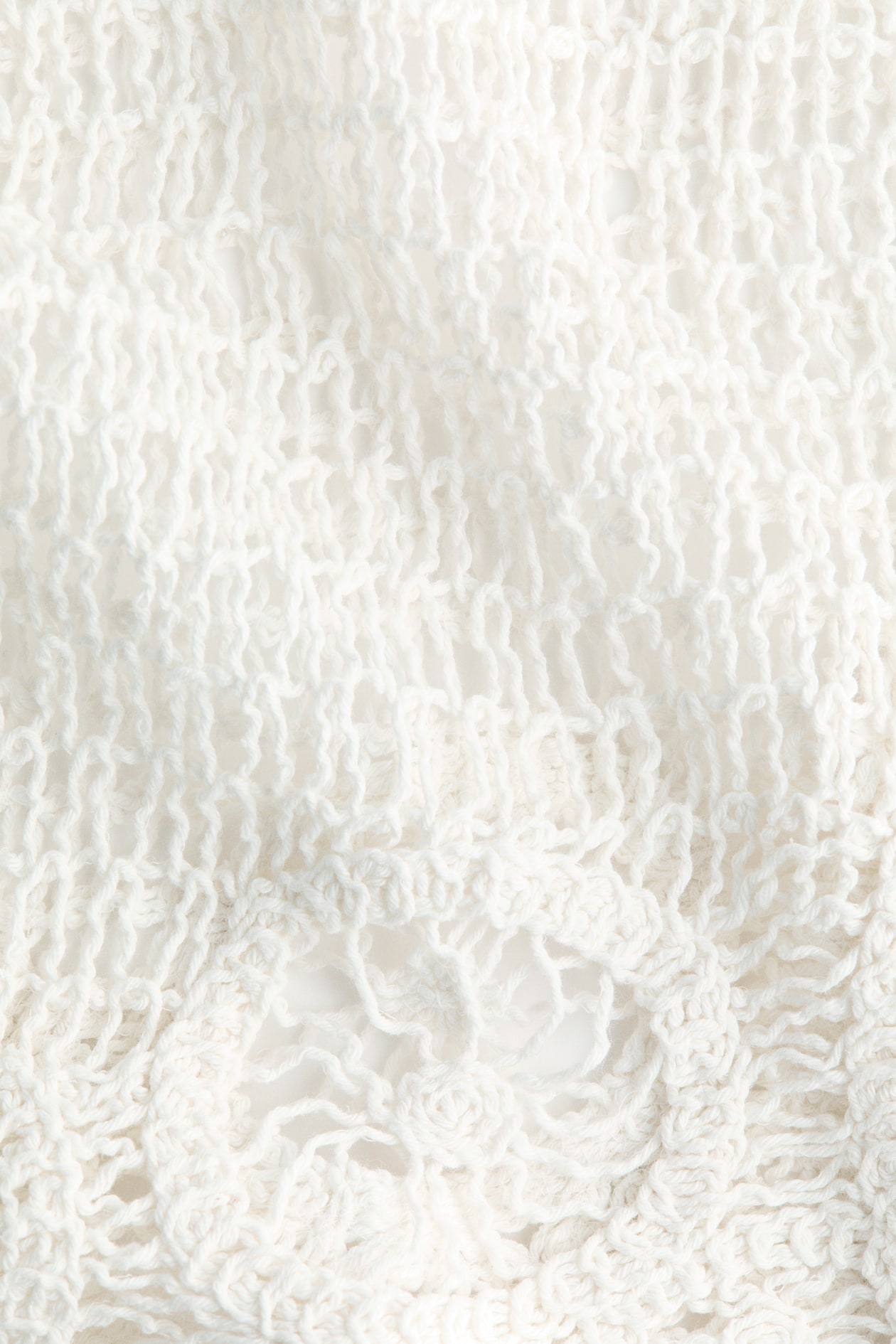 Asymmetric Crochet-Look Top - image 3