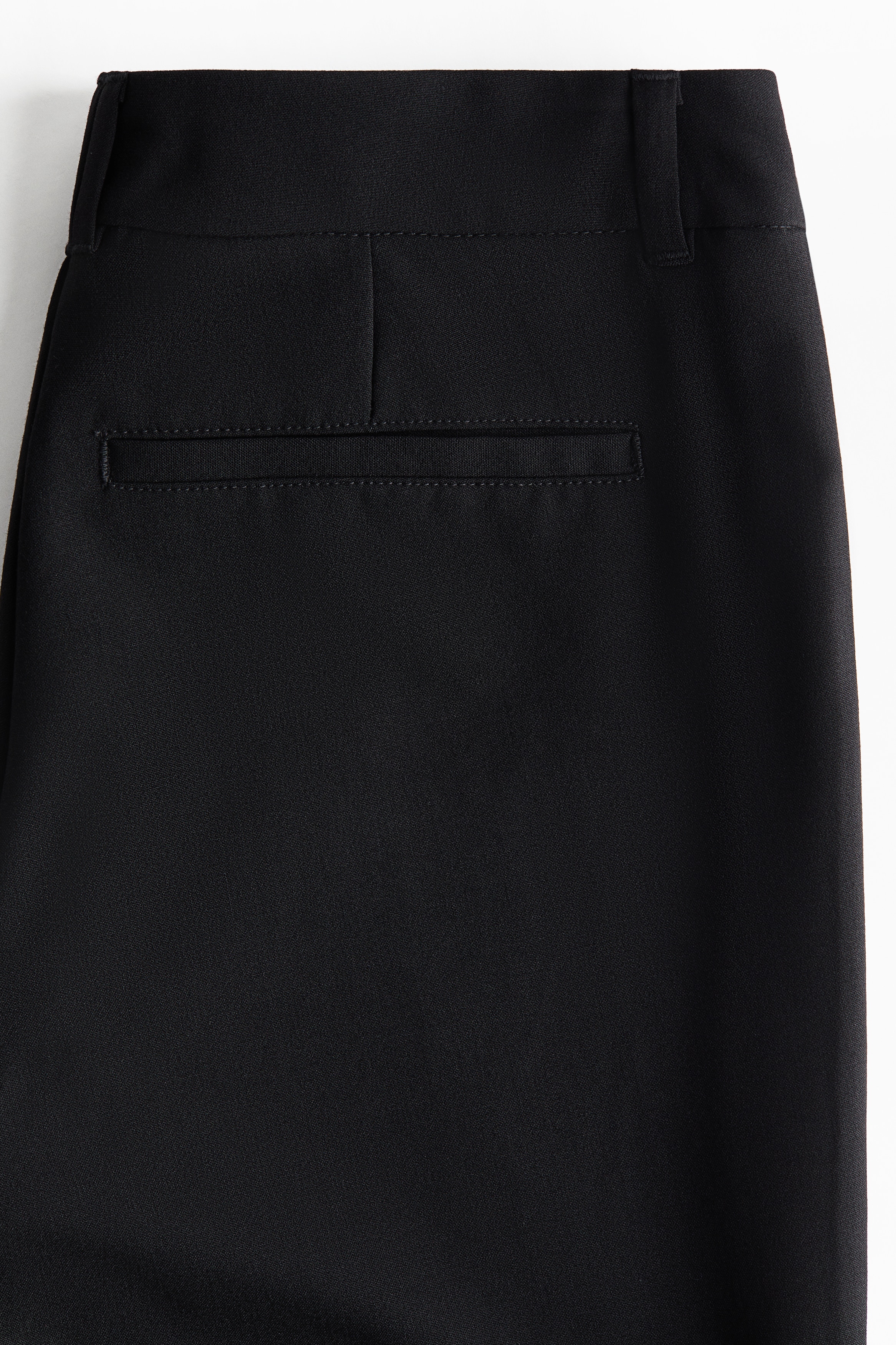 h&m flared dress pants Ladies - Black Flared tailored trousers - Size: 12