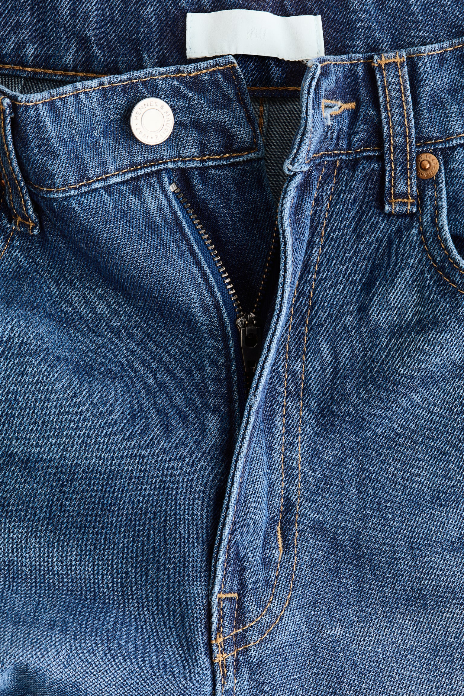 Super Wide High Waist Jeans - Azul denim/Negro lavado - 3