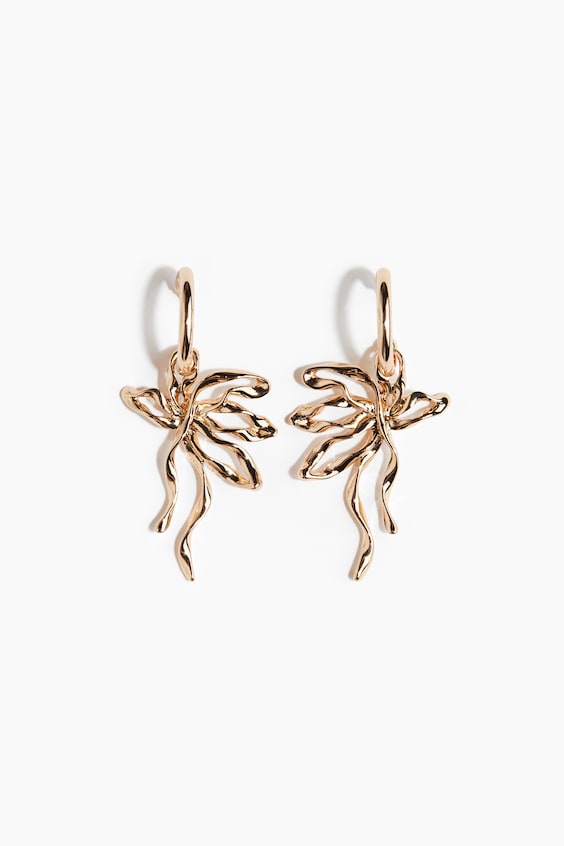 Женские серьги-кольца H&M с подвеской