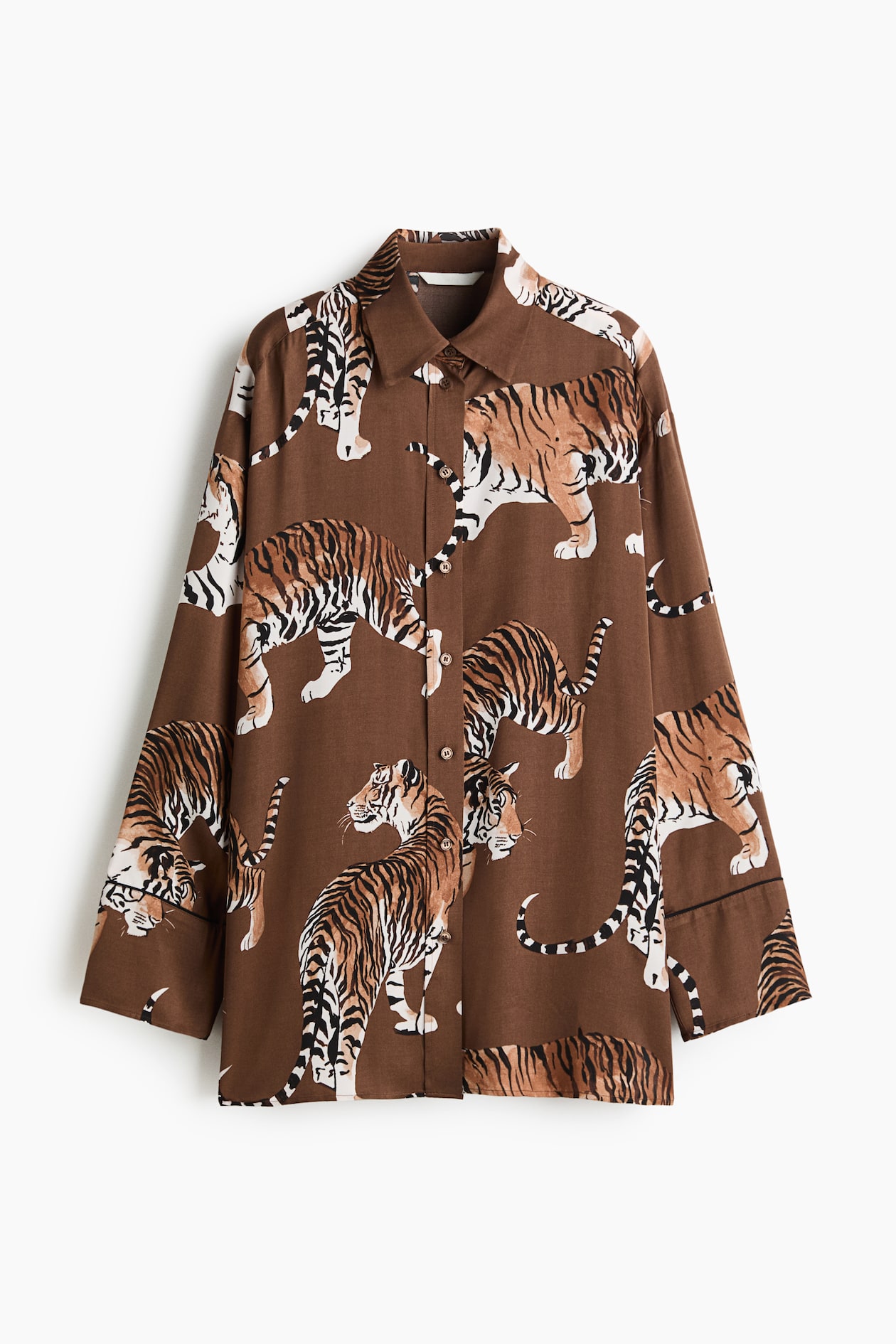 Oversized Satin Shirt