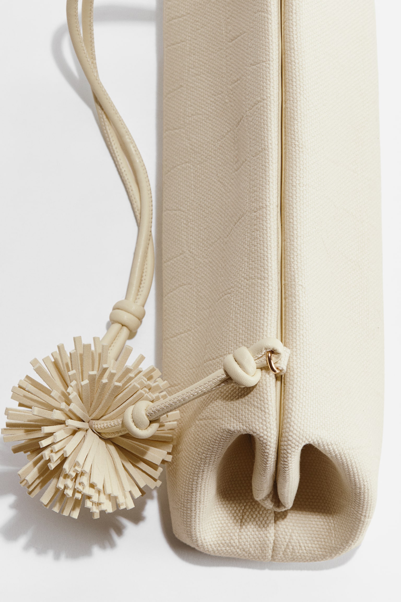 Pompom-detail shoulder bag - 3