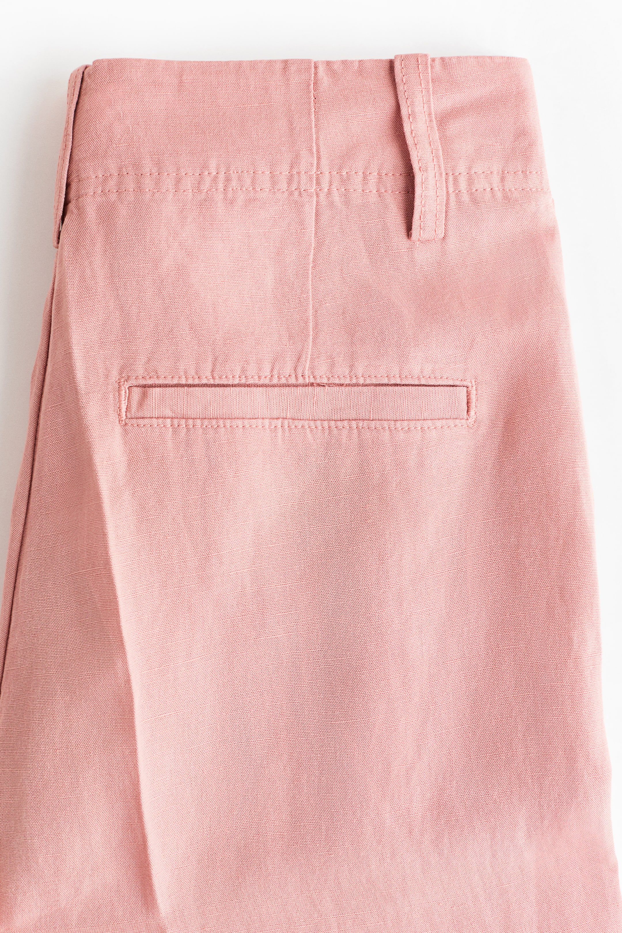 Tapered Linen-Blend Pants