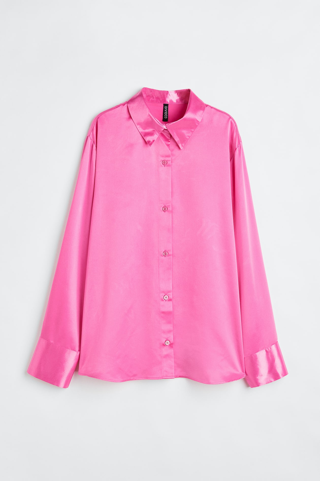 サテンシャツ - ピンク - レディース | H&M JP