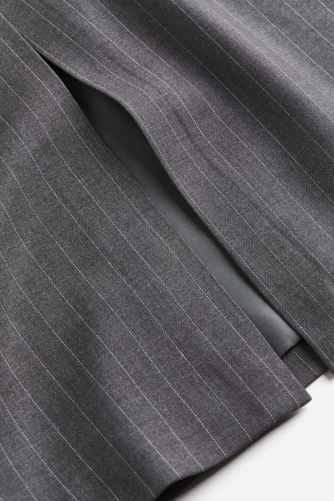 Twill pencil skirt - Grey/Pinstriped/Black - 5