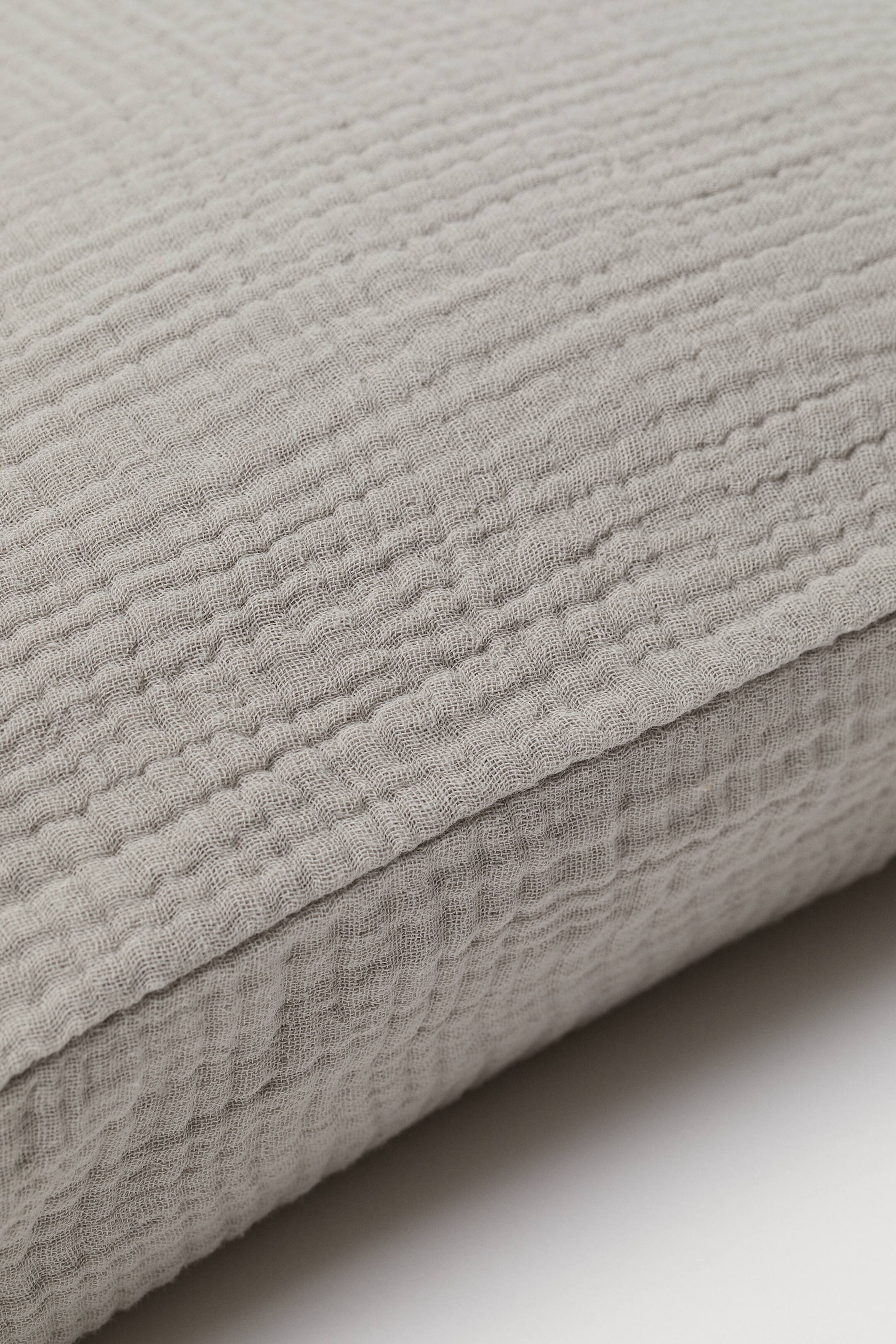 Cotton Muslin Cushion Cover Light taupe Home All H&M US