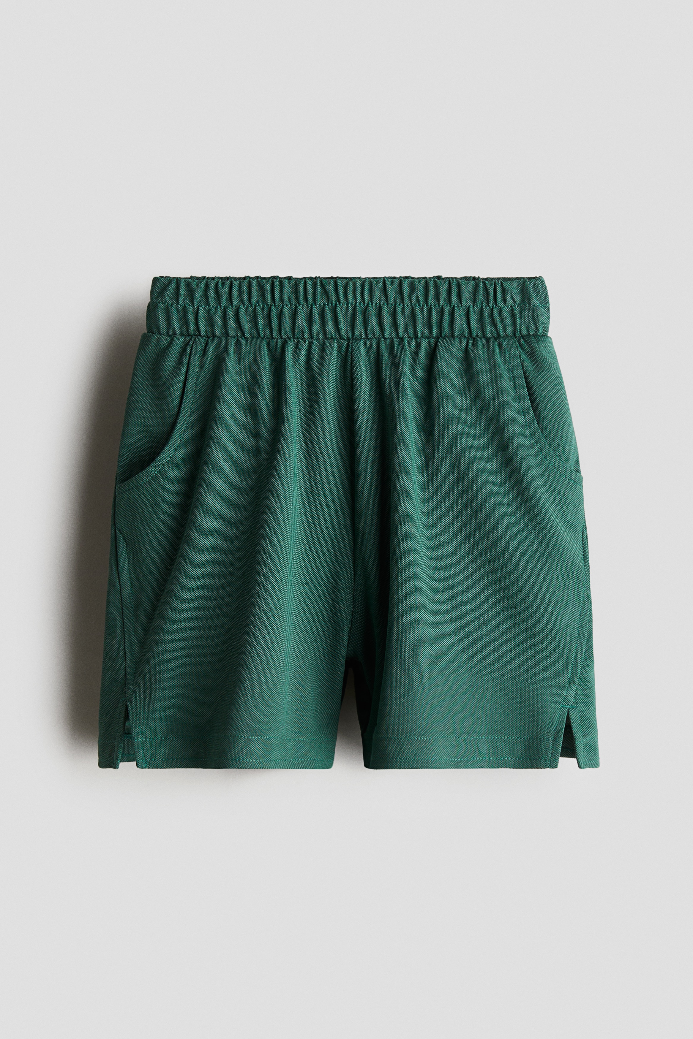 COOLMAX® 피케 쇼츠 - 다크 그린