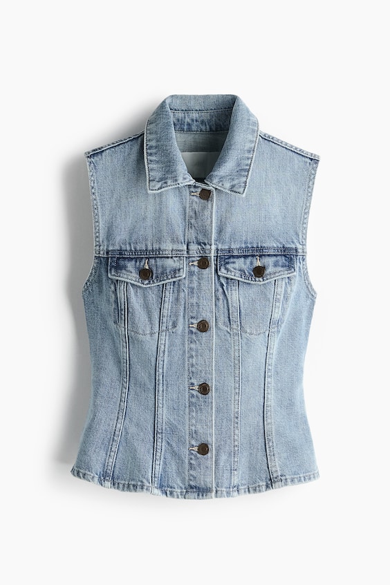 Женские жилеты H&M Denim Vest