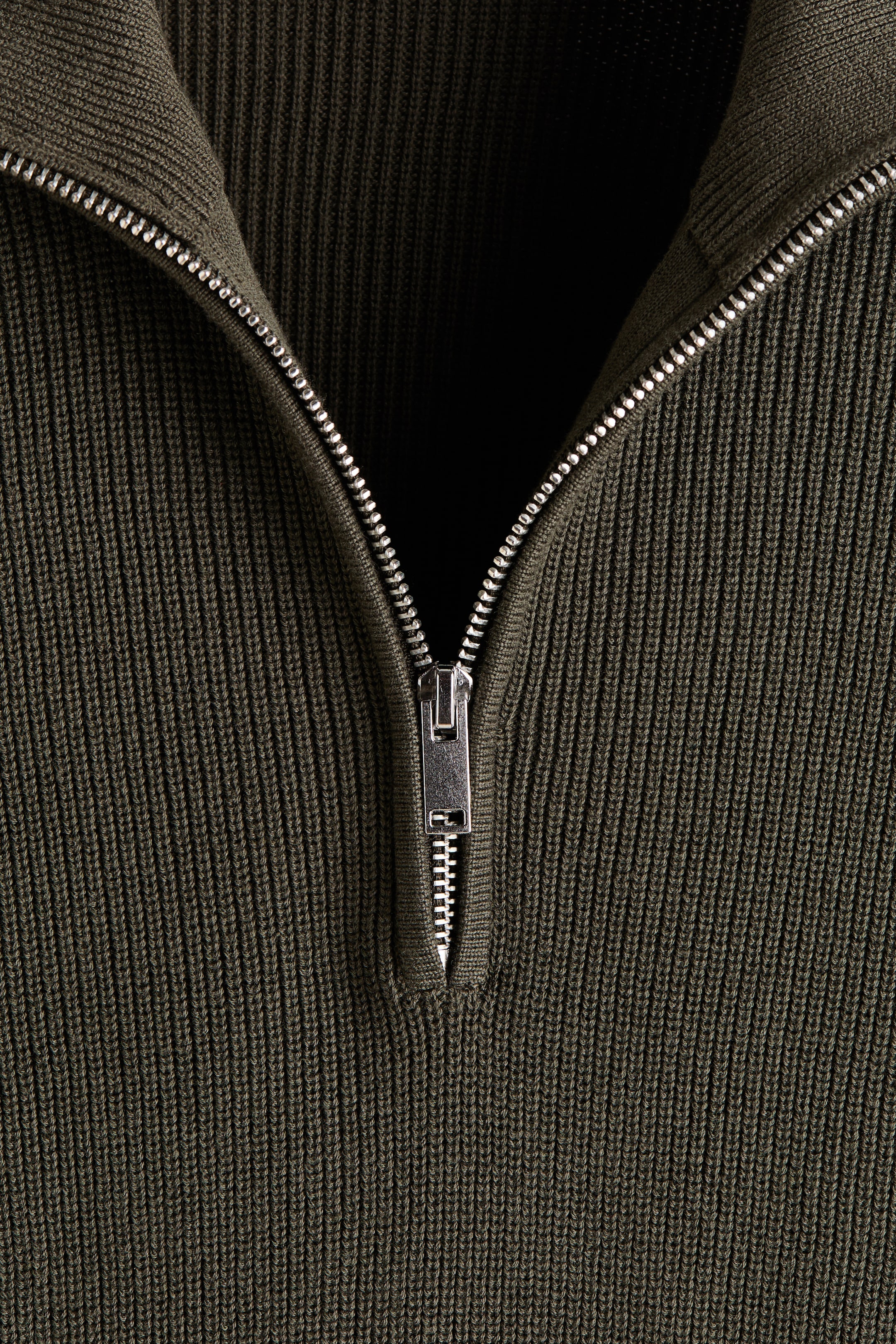 Regular-Fit Half-Zip Sweater