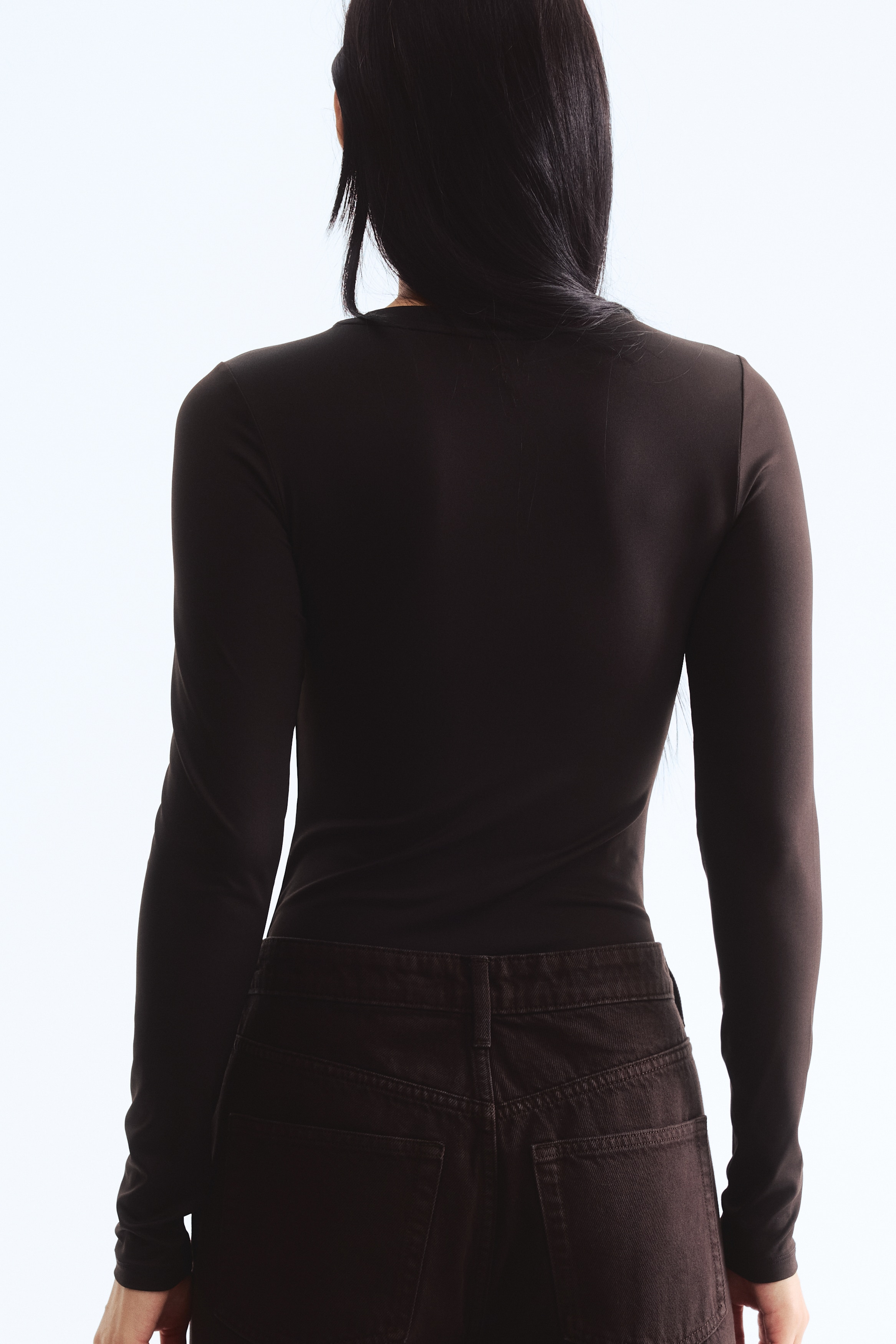 Long-sleeved microfibre body
