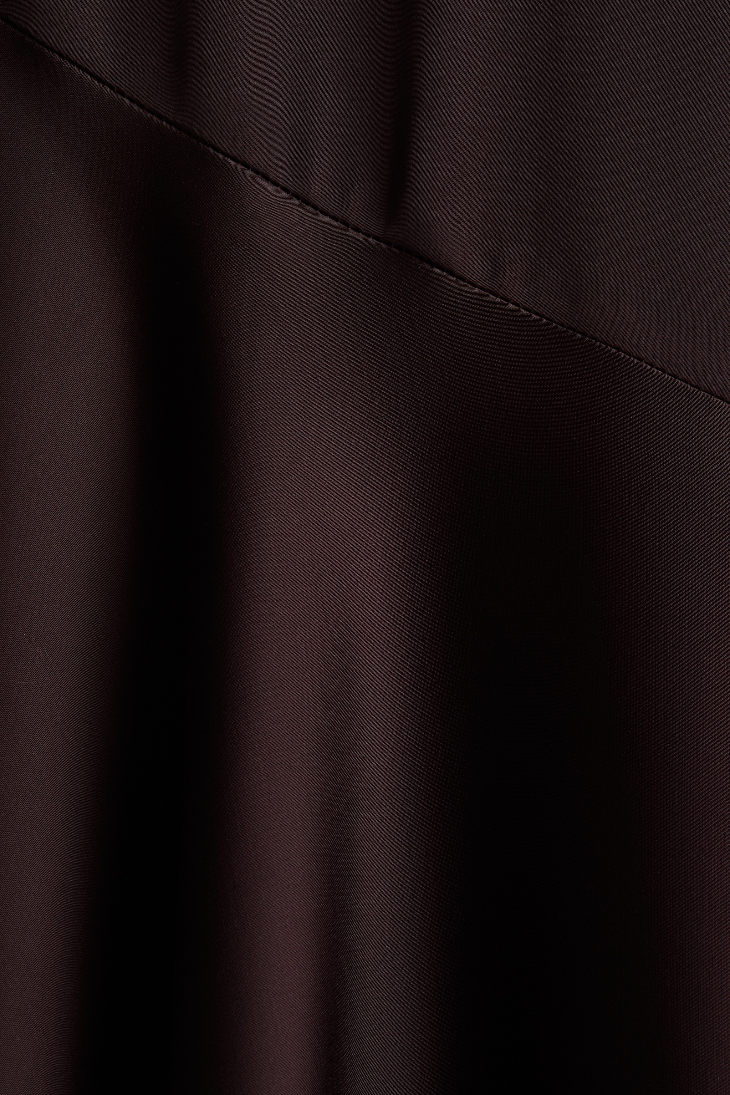 V-neck satin dress