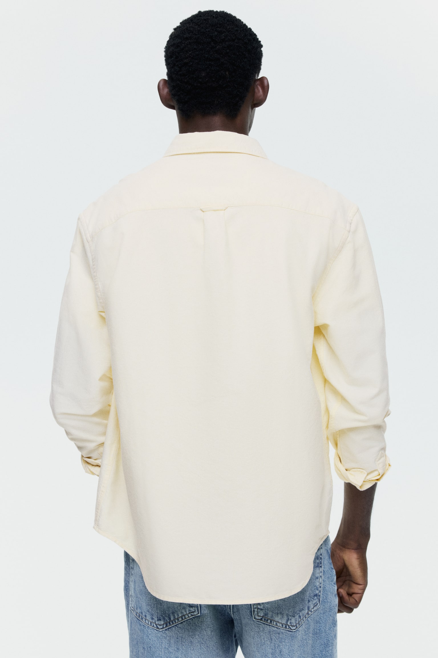 Oxfordskjorte Regular Fit - Lysegul/Lyseblå/Sort/Grøn/Stribet/Hvid/Lyseblå/Stribet - 5