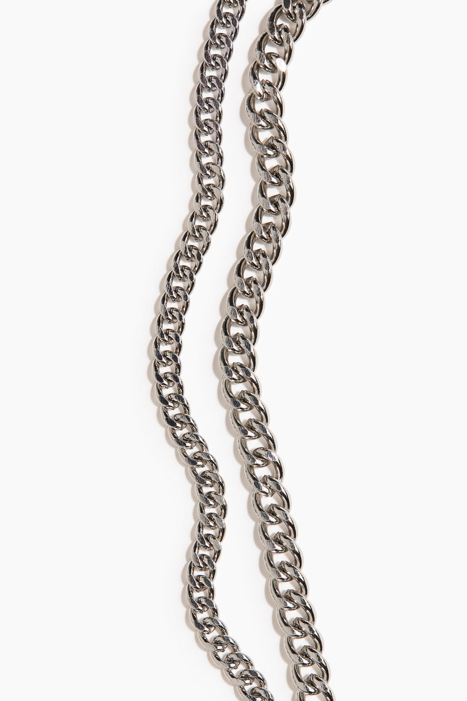 Комплект от 2 броя колиета - Сребрист/Черен - 2