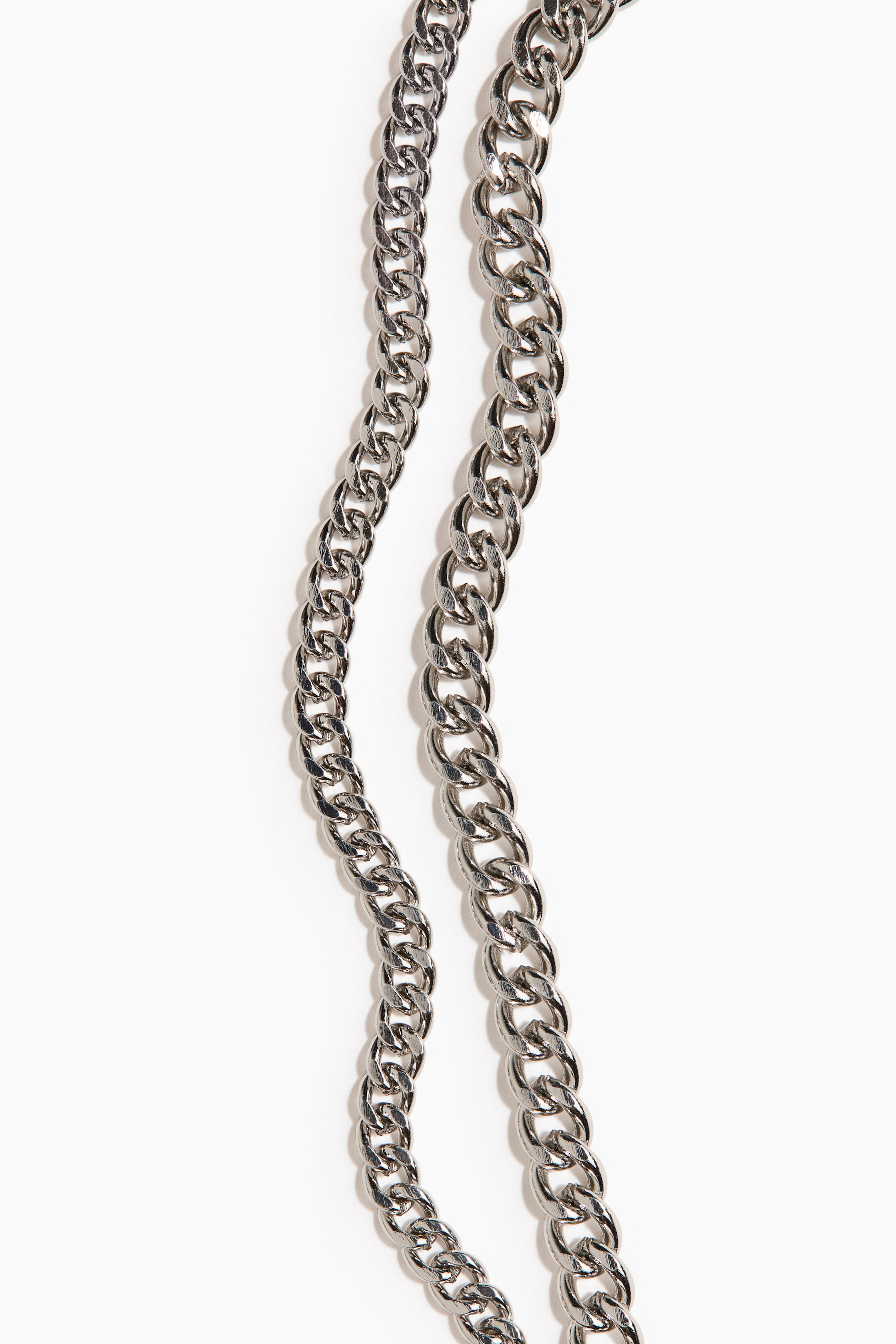 Προβολή μεγαλύτερης εικόνας: Σετ με 2 κολιέ - Ασημί - Men | H&M GR 2