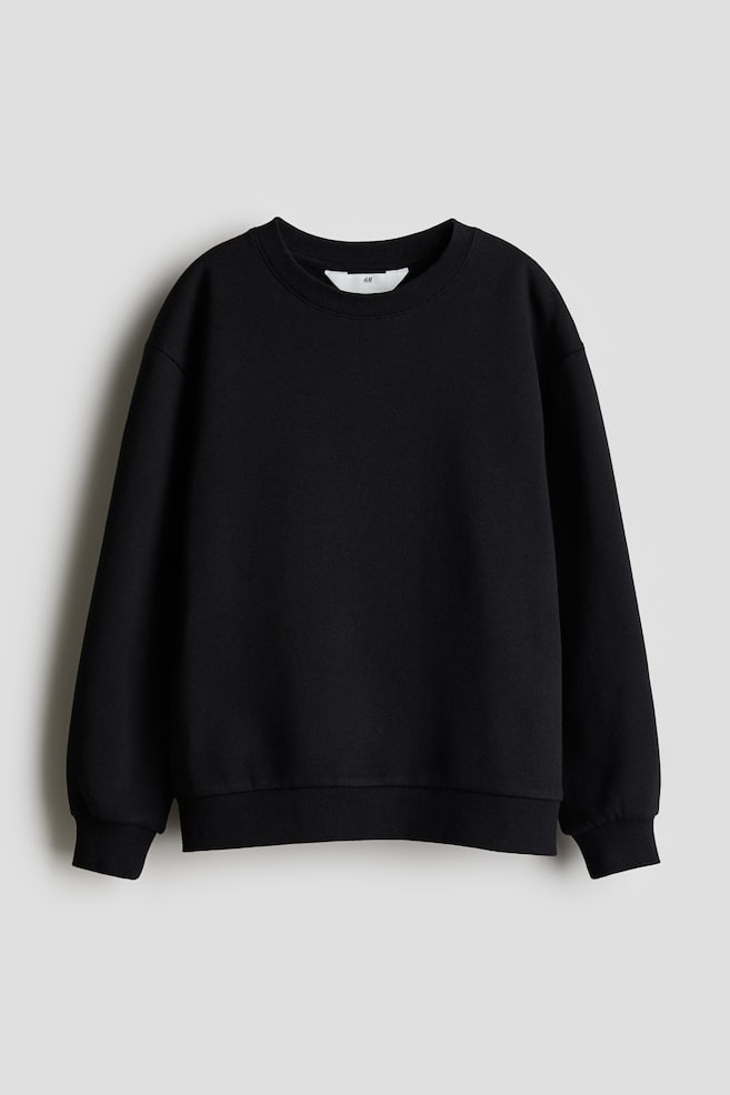 Sweatshirt - Black/Dark beige marl/Dark blue/Red/Dark green/Grey - 1