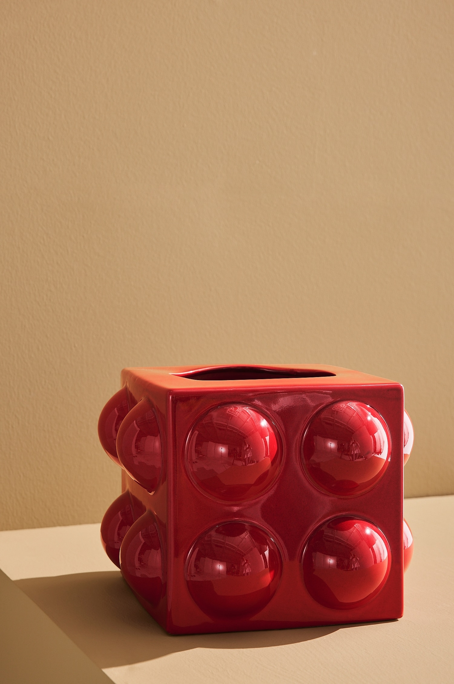 Boo Vase - Rojo/Cromo