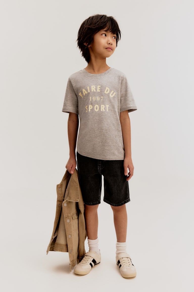 Short en denim Noir ENFANT H&M FR