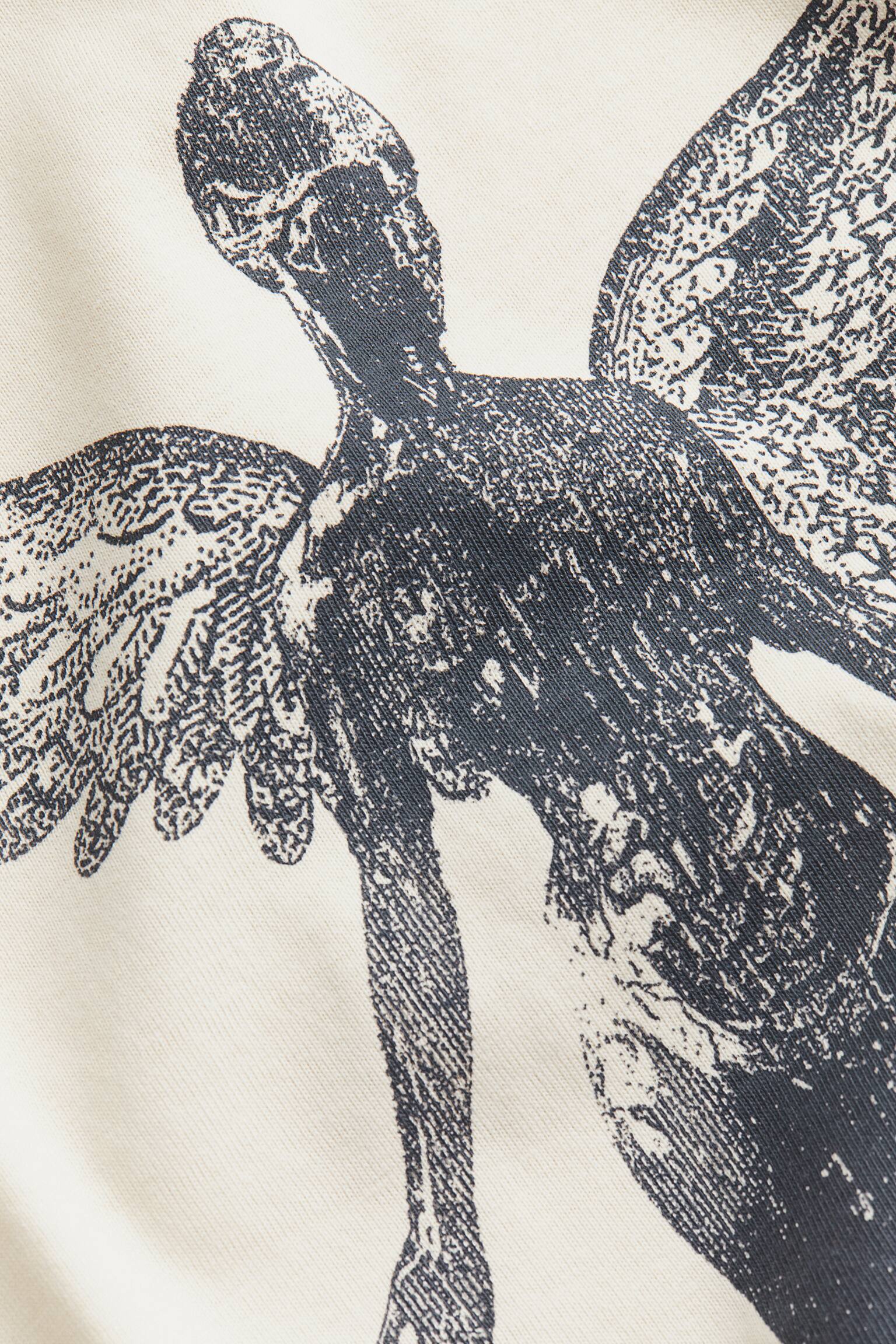 Áo thun dài in hình - Màu kem/Nirvana/Màu trắng/Kansas - 2