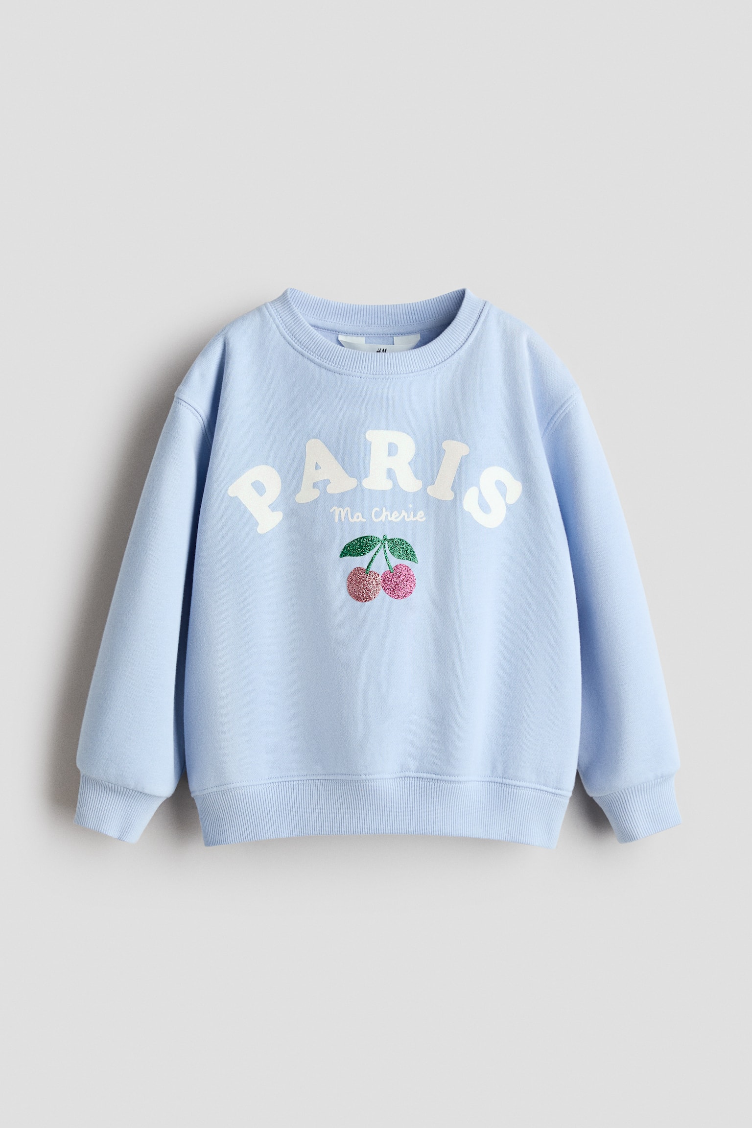 Print Detail Sweater - Light blue/Paris/Pink/Strawberry/Light beige/Cosy Club/Dark grey/NYC