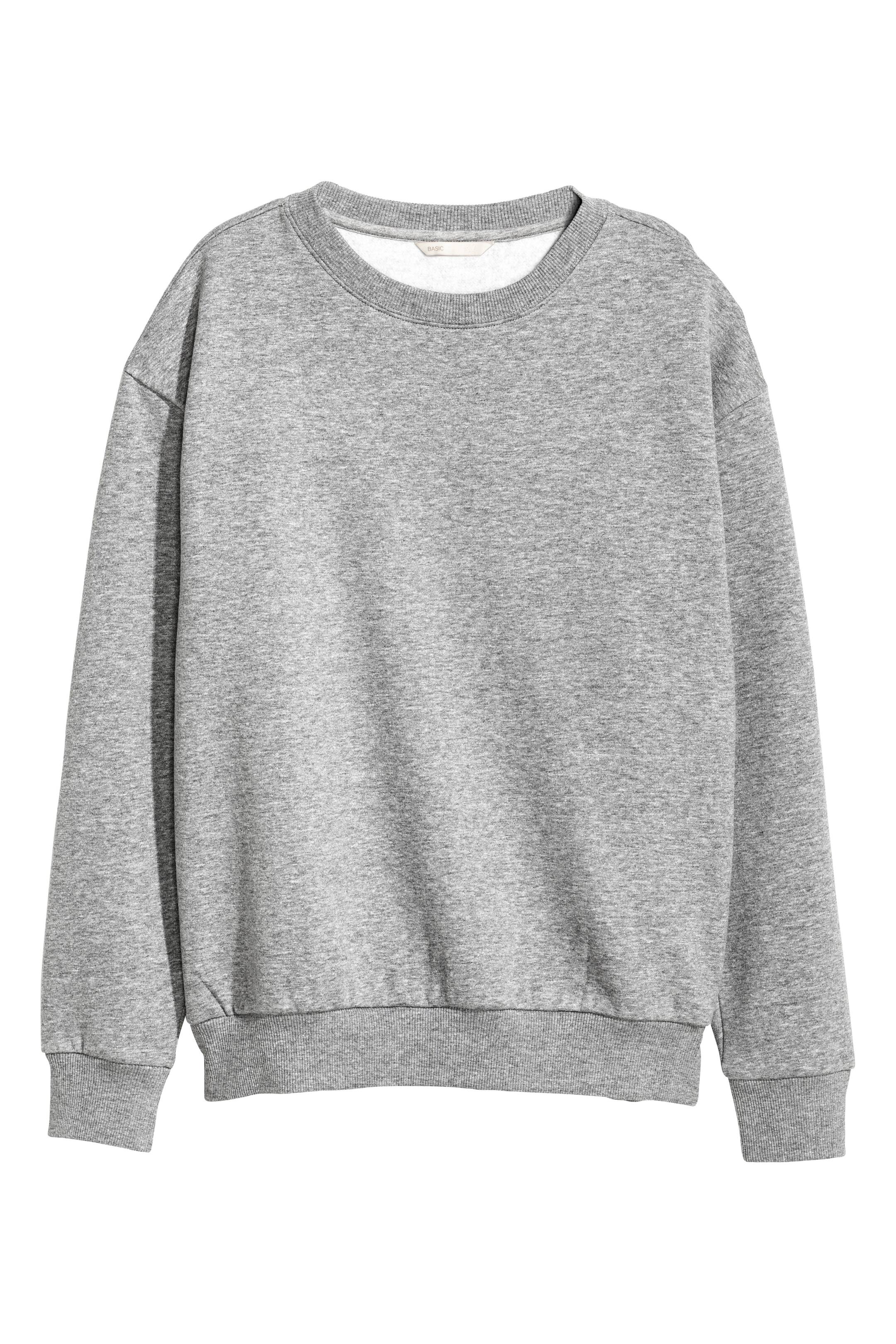 Ver imagen más grande: Sudadera - Gris jaspeado - MUJER | H&M ES 1