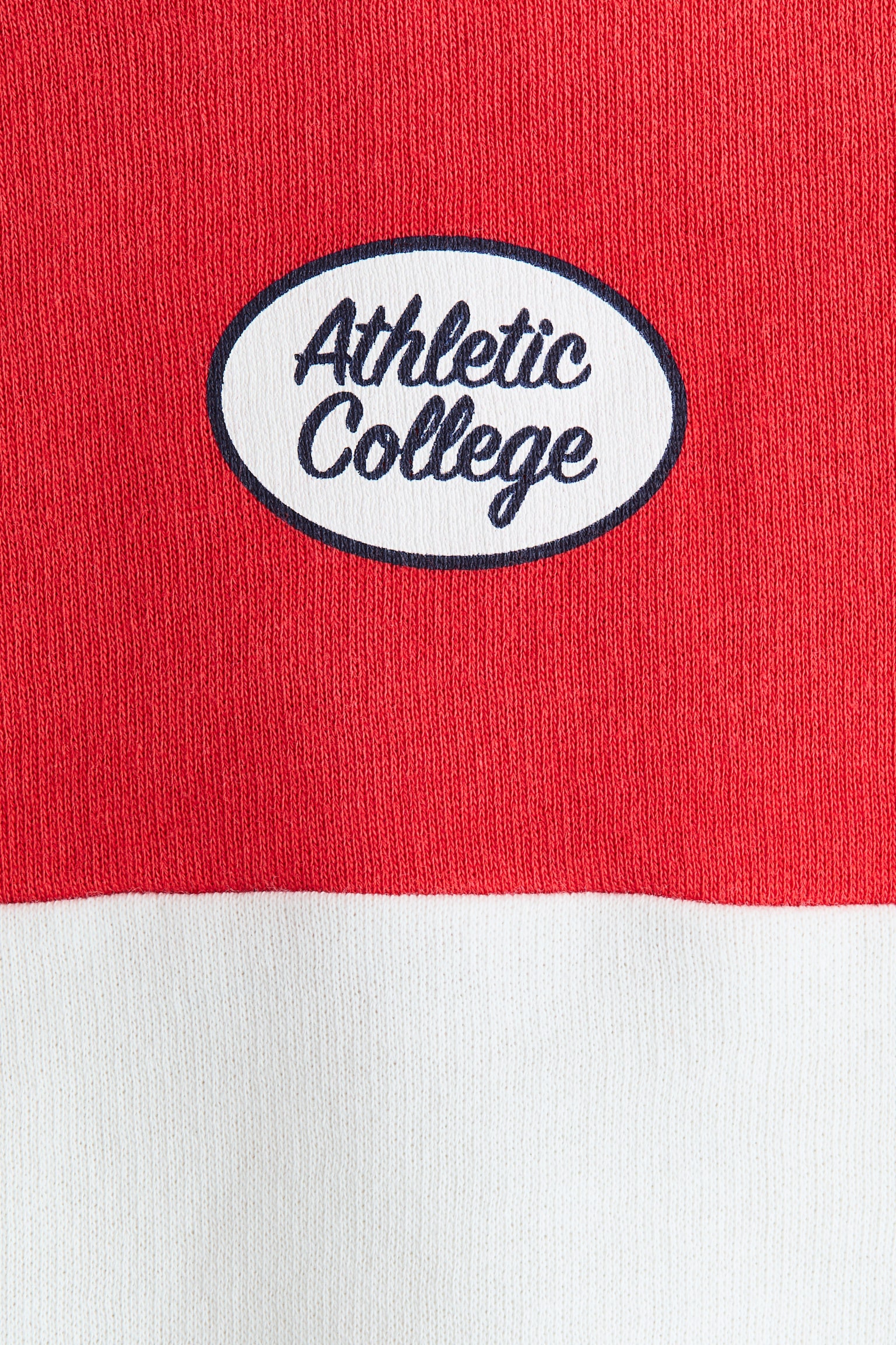 Ziptop-sweater met print - Wit/02 - 2