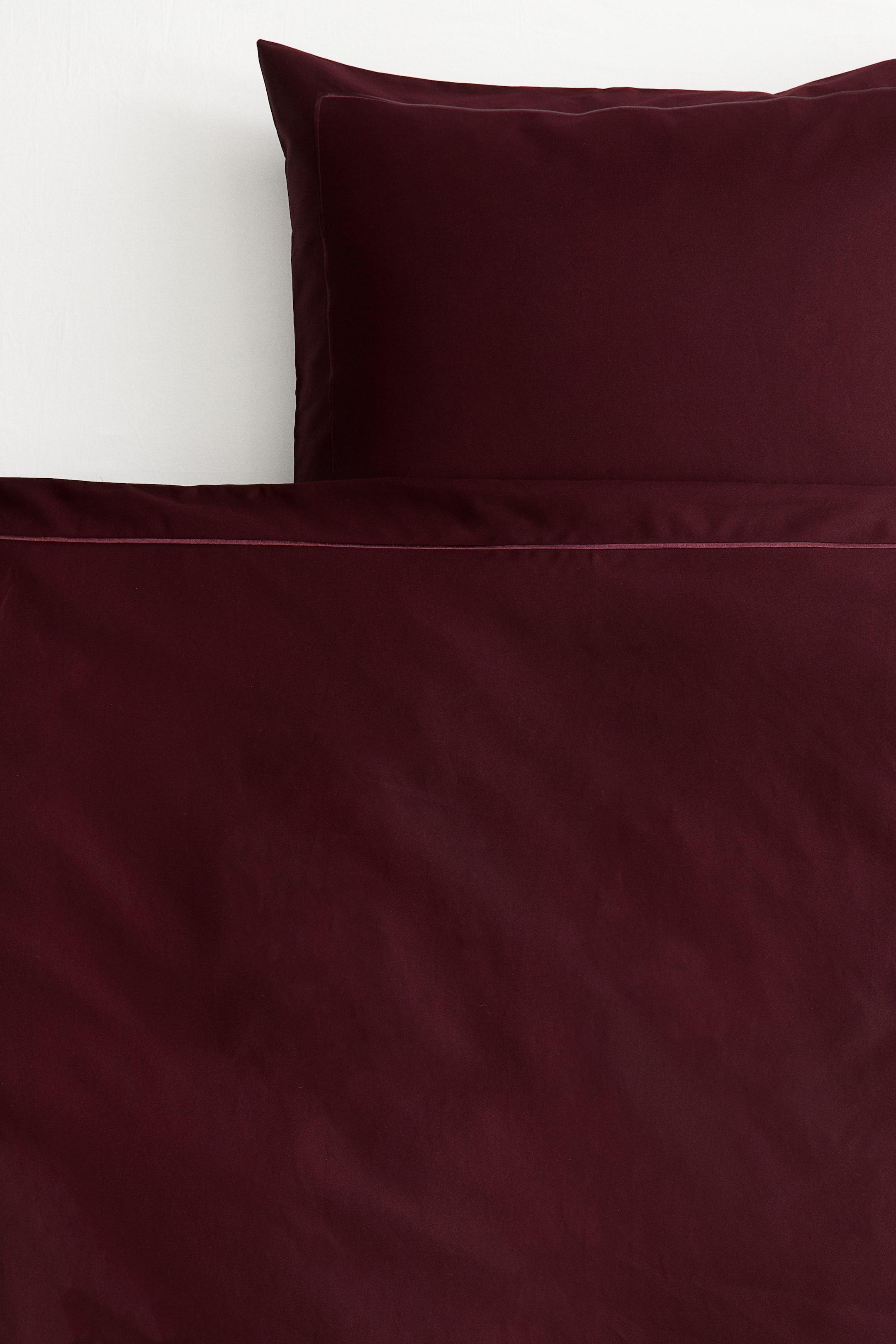 Cotton Sateen Twin Duvet Cover Set
