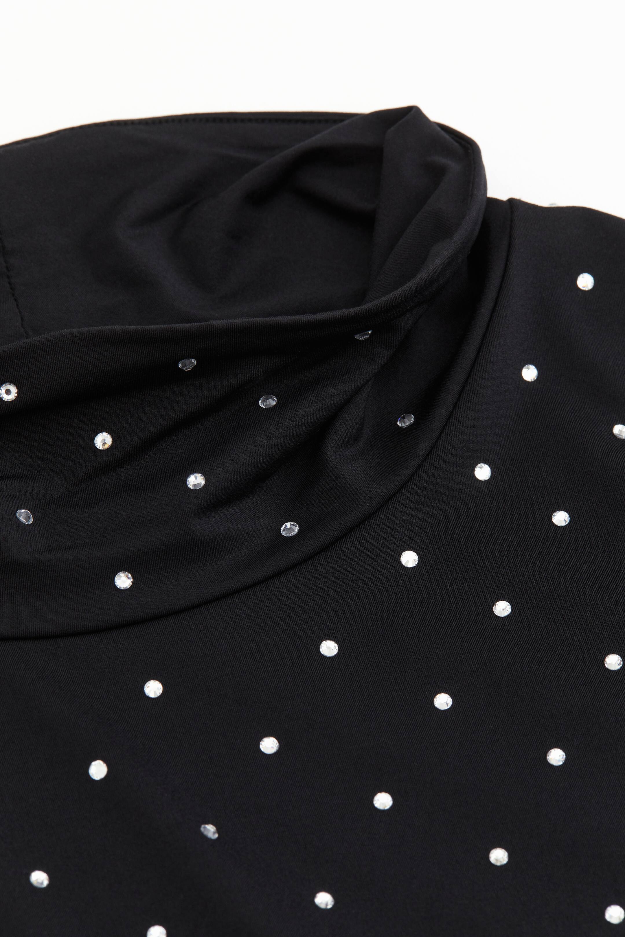 Visualizza immagine più grande: Top in jersey con strass - Nero - UOMO | H&M IT 2