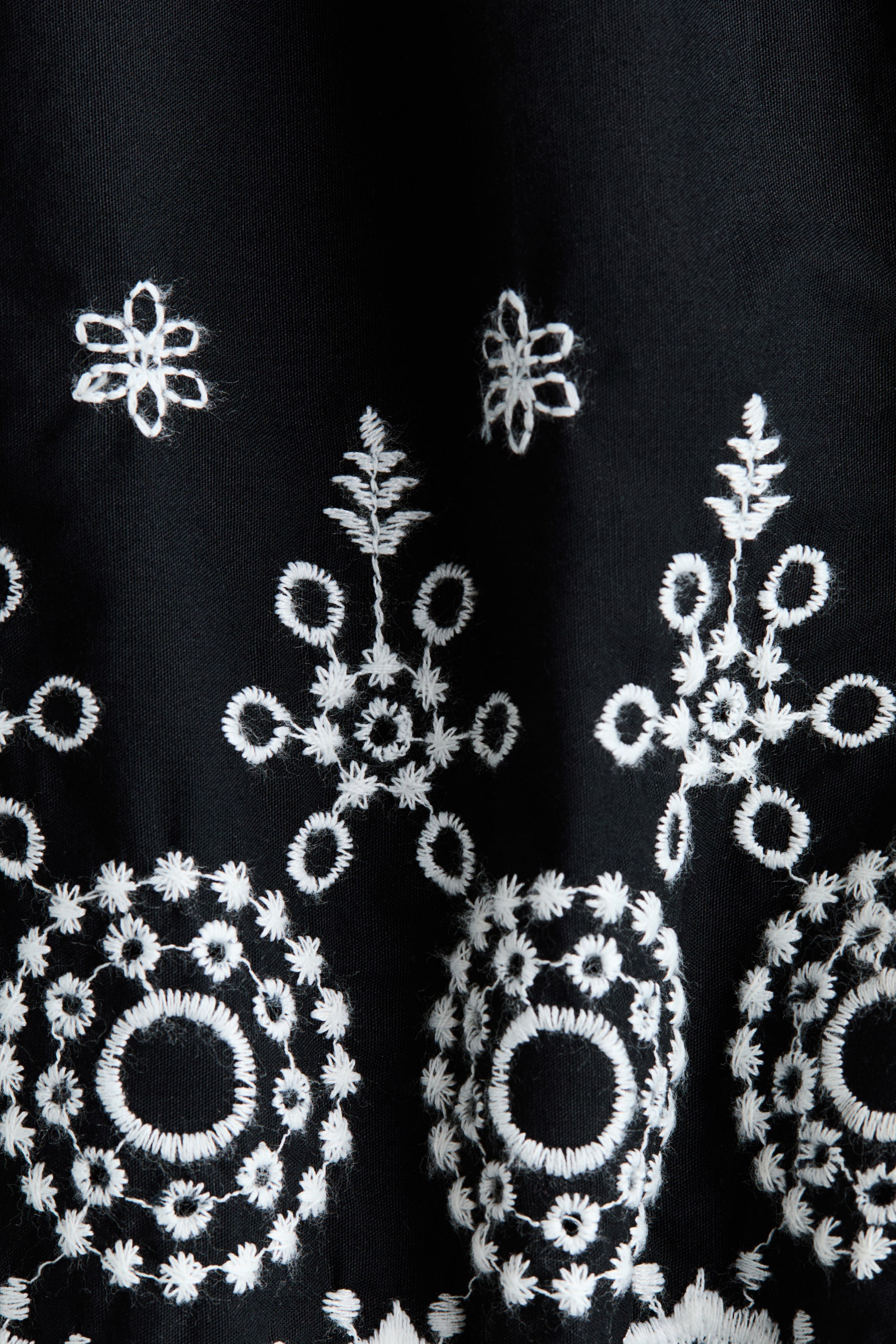 Embroidered Cotton Poplin Shorts