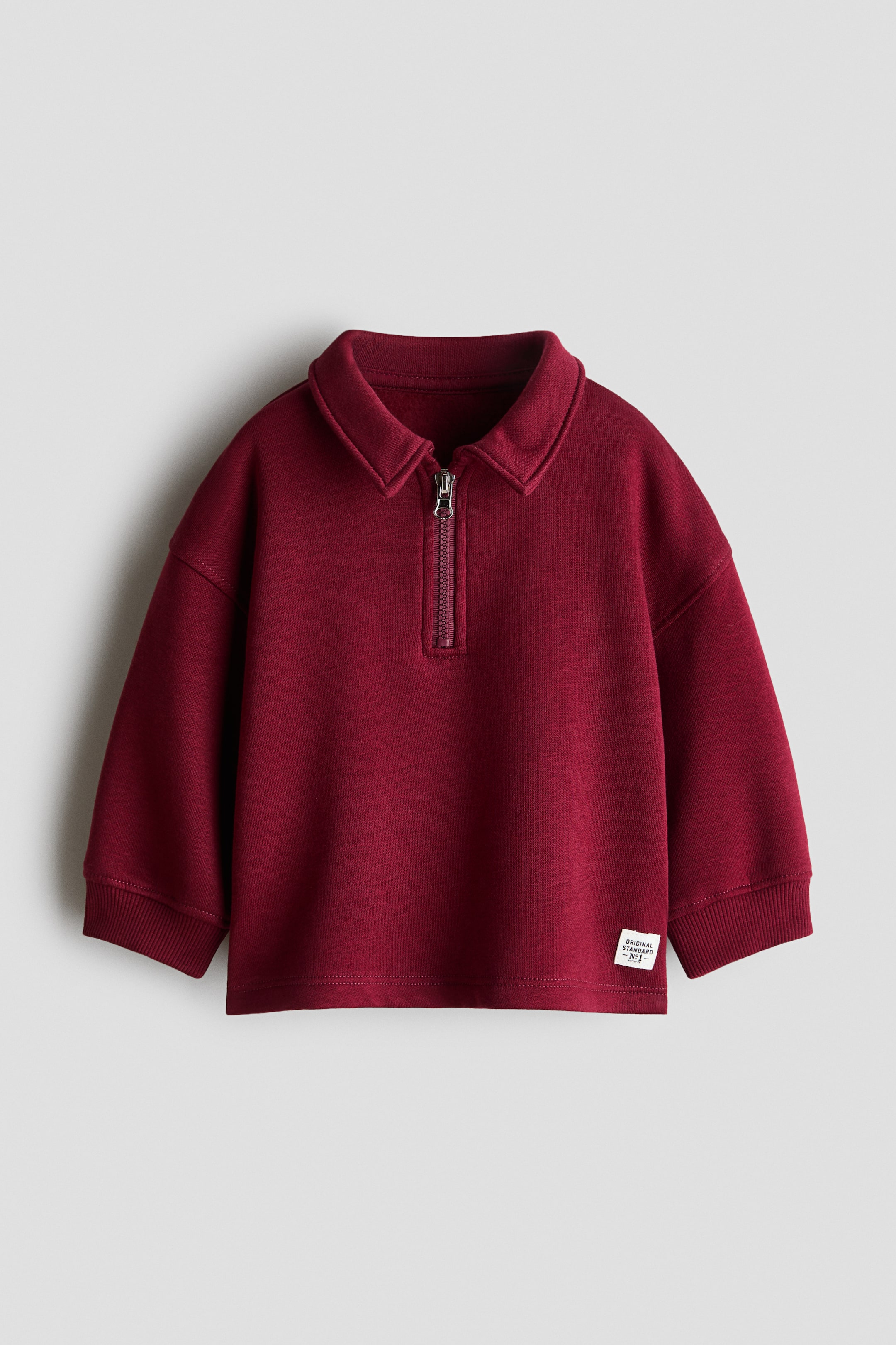View larger image: Sweatshirt rugby shirt - Dark red - Kids | H&M 1