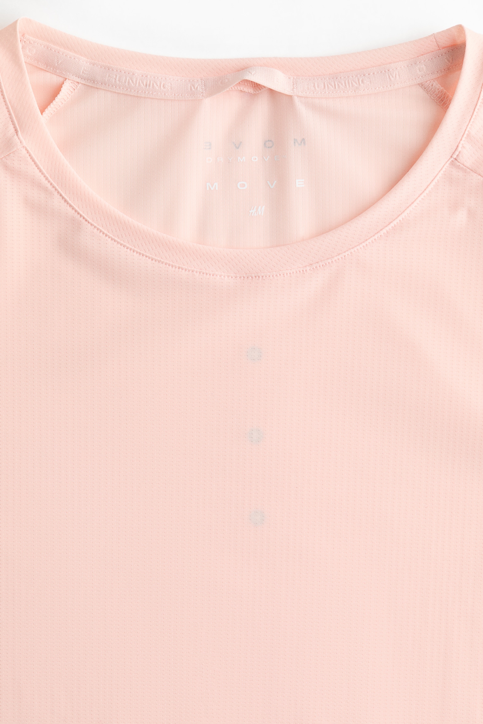 Женский топ H&M Move Sports with DryMove™, цвет: Пудровый — фото 7