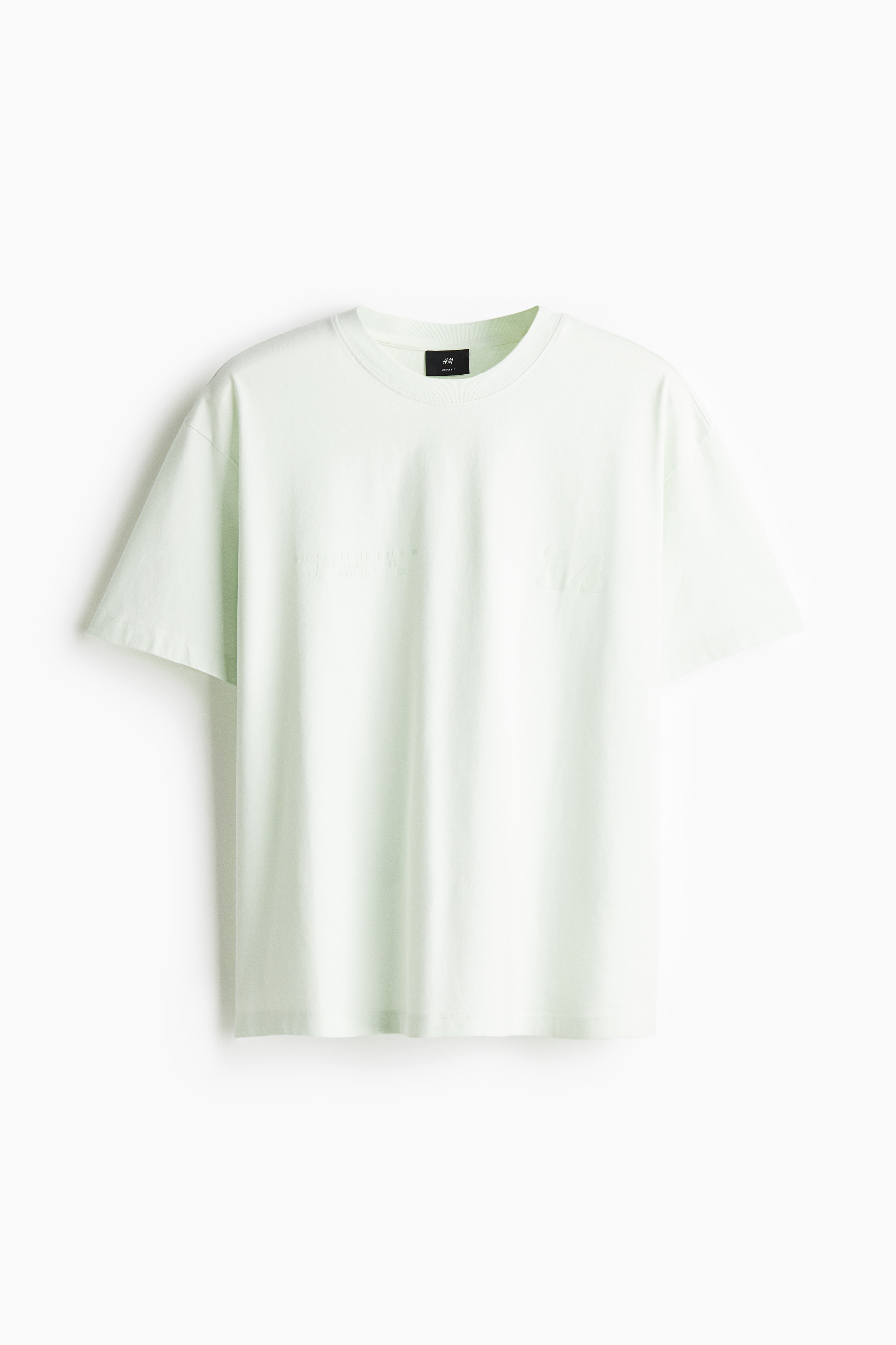 Loose Fit Printed T-shirt - Light green/Black/New York/White/New York/Plum/Triangle d'Or/Black/Beverly Hills/Beige/stars/White/New York/Black/New York/Pink/Le Triangle d'Or/White/stars/White/palm trees/White/Los Angeles/Black/Soho LDN/Beige/Beverly Hills