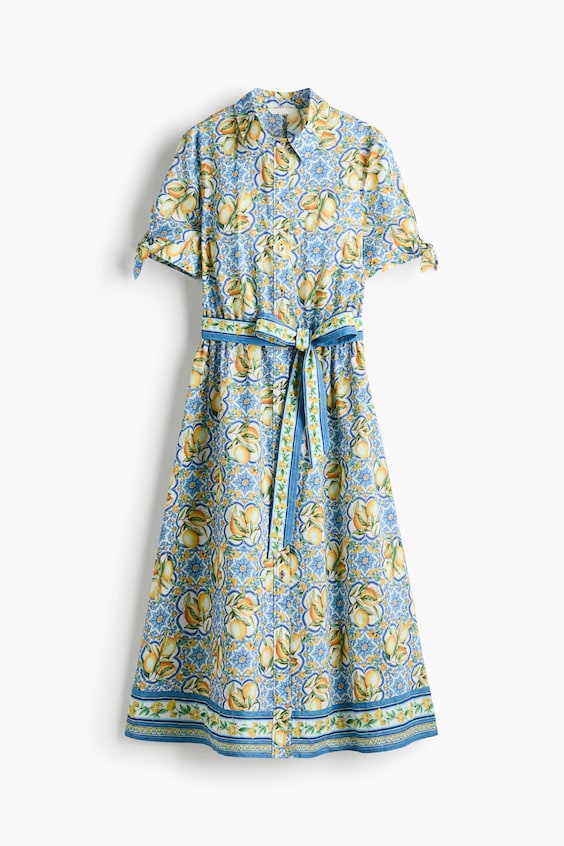 Женские H&M Short-Sleeved Shirt Dress