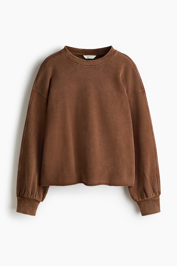 Женские худи H&M Washed-Look Sweatshirt
