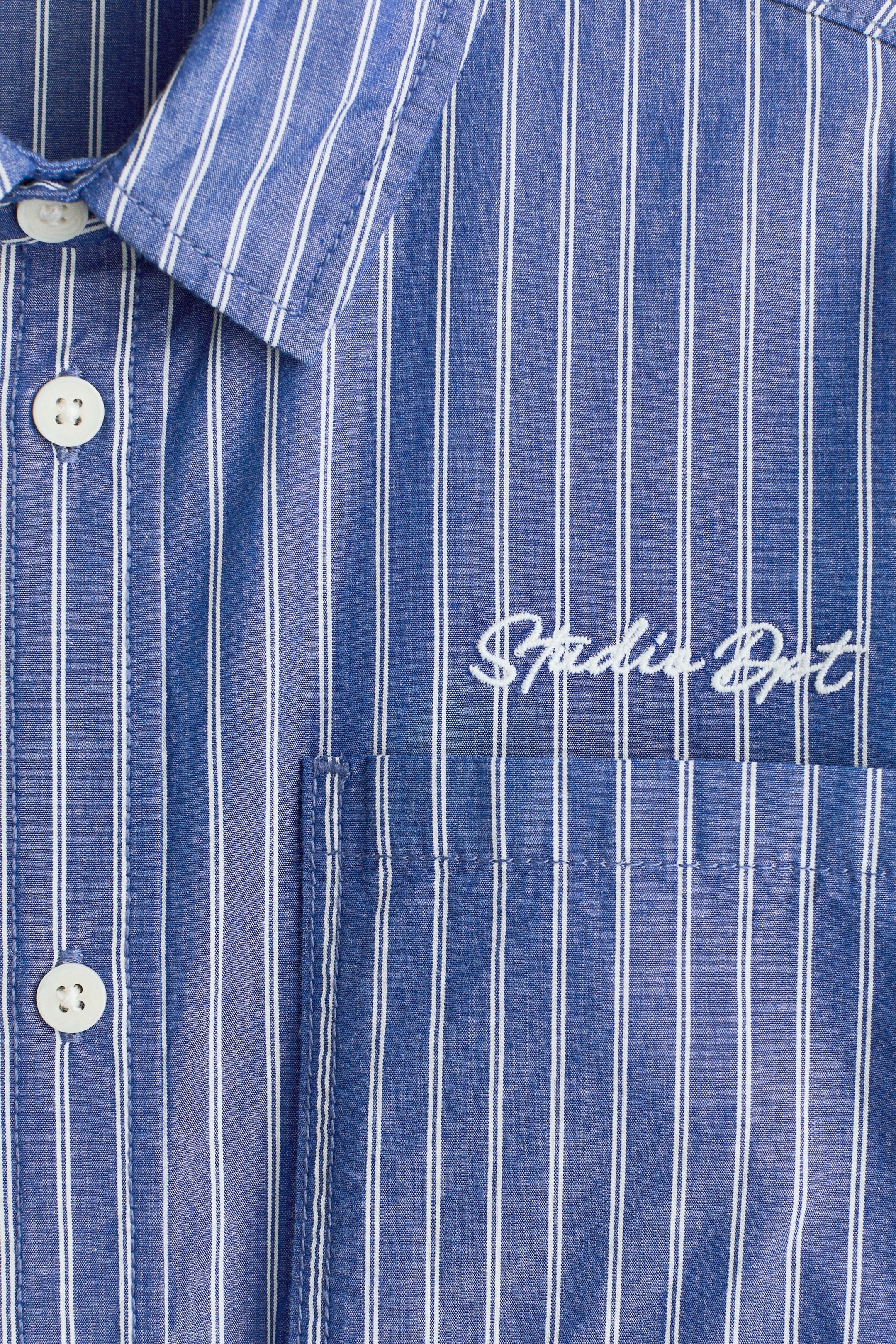 Short-Sleeved Cotton Shirt