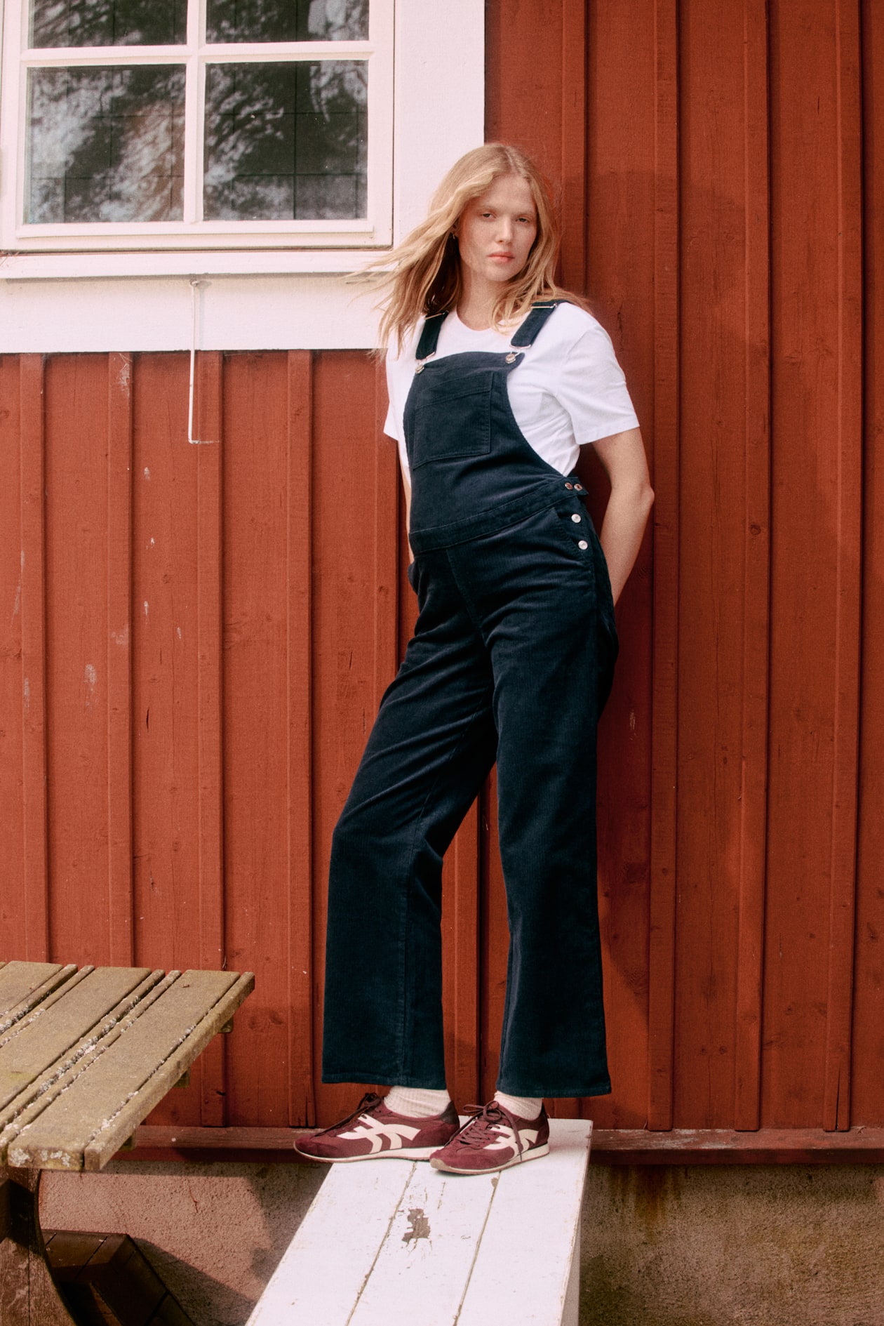 MAMA Before & After Corduroy Overalls - image 4