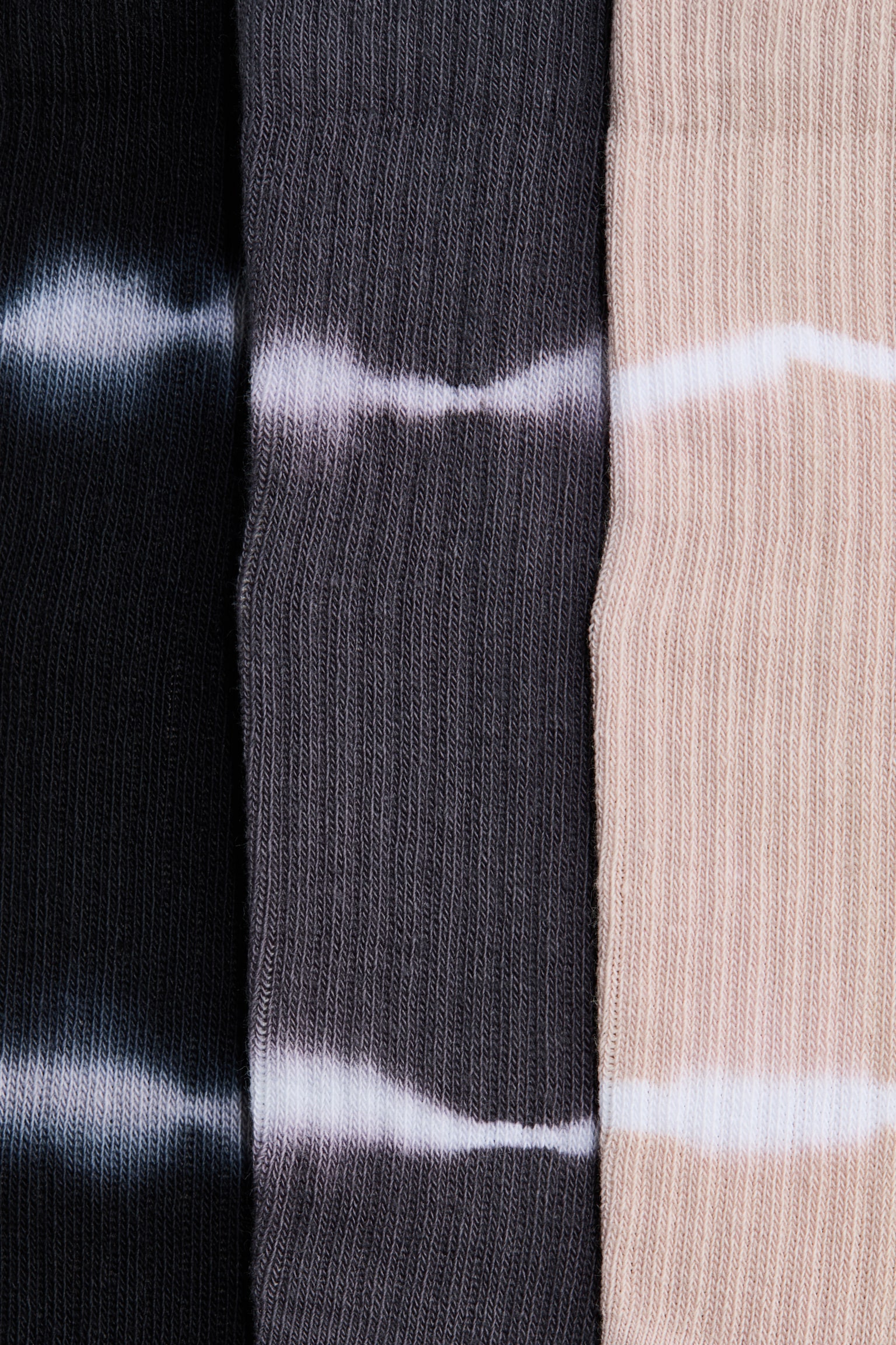 3-pack Tie-dye socks - Black/Tie-dye - 3