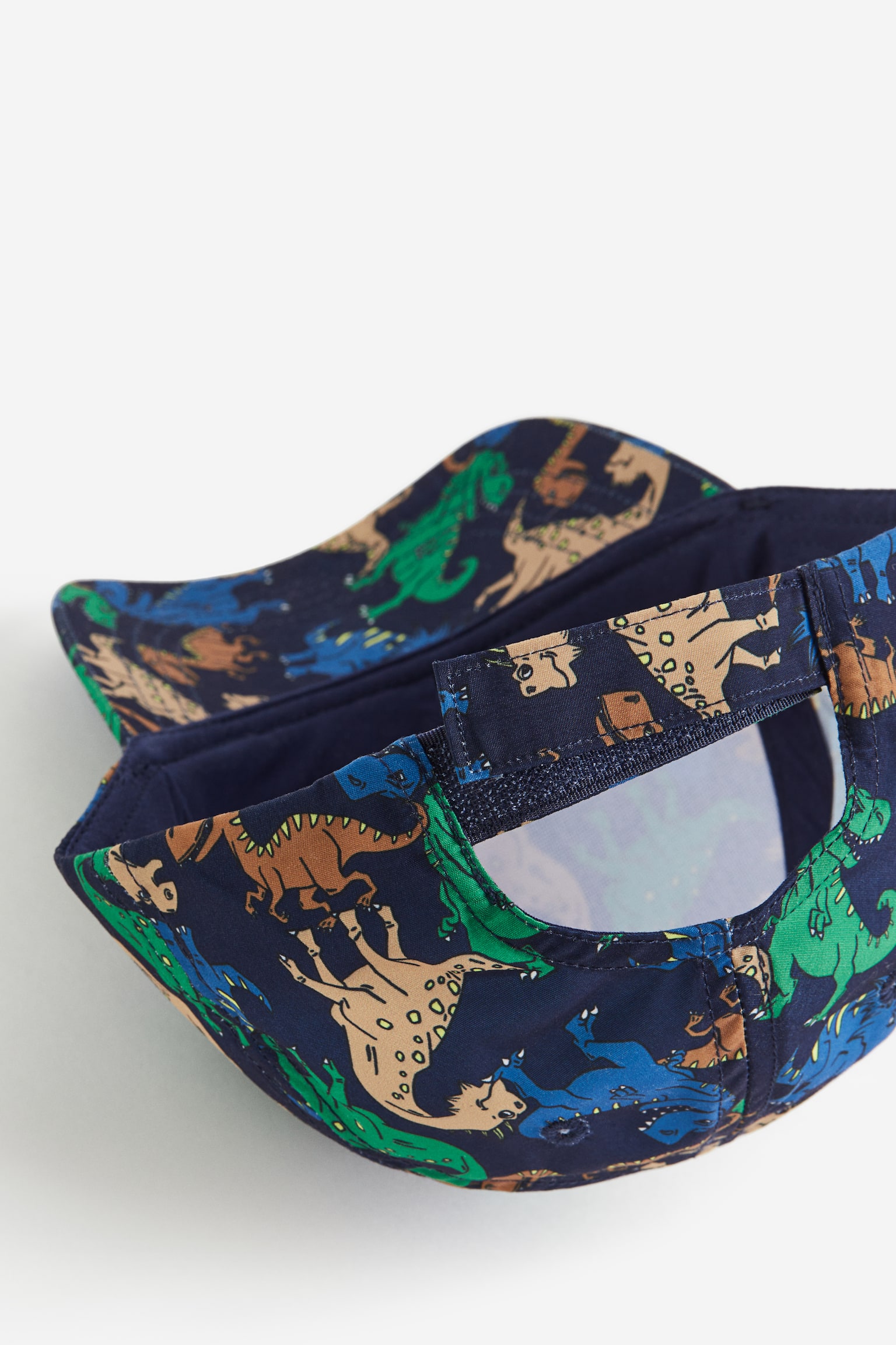 Print Cap - Dark blue/Dinosaurs/Beige/Vehicles - 2