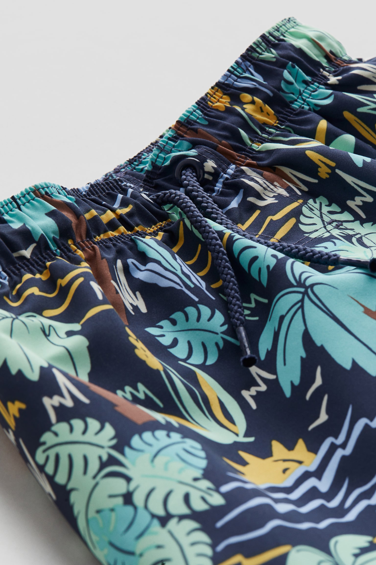 Boardshorts - Dark blue/Pattern/Light blue/Palm trees/Blue/Stripe/Green/Lemons/Light orange/Marine animals/Mint green/Shark/Brown/Stripe/Light turquoise/Gradient/Green/Dinosaurs - 2